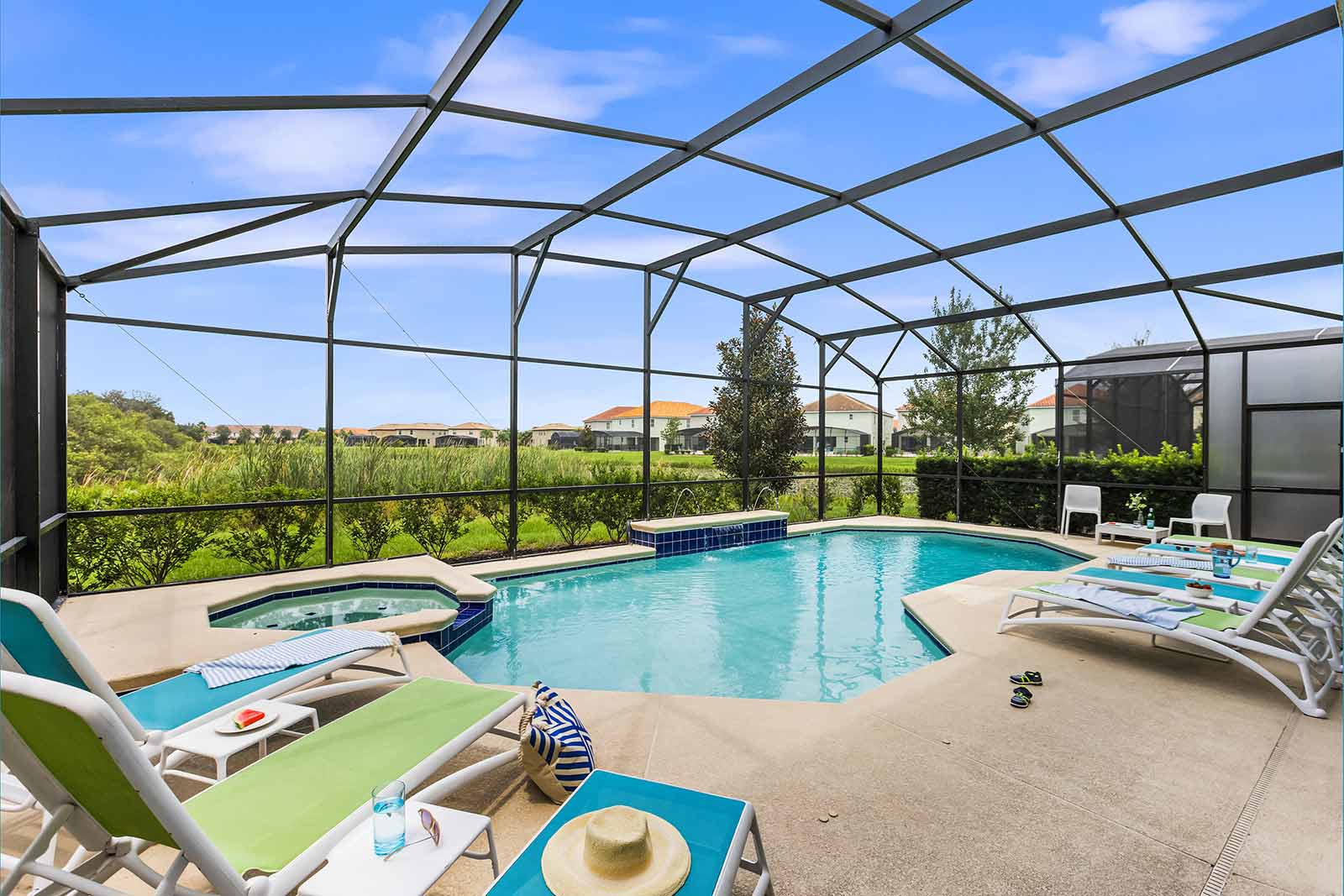 Villa Safira Boca Ciega Florida: Luxury 10-Bedroom Villa with Pool and Tennis Court, Polk County