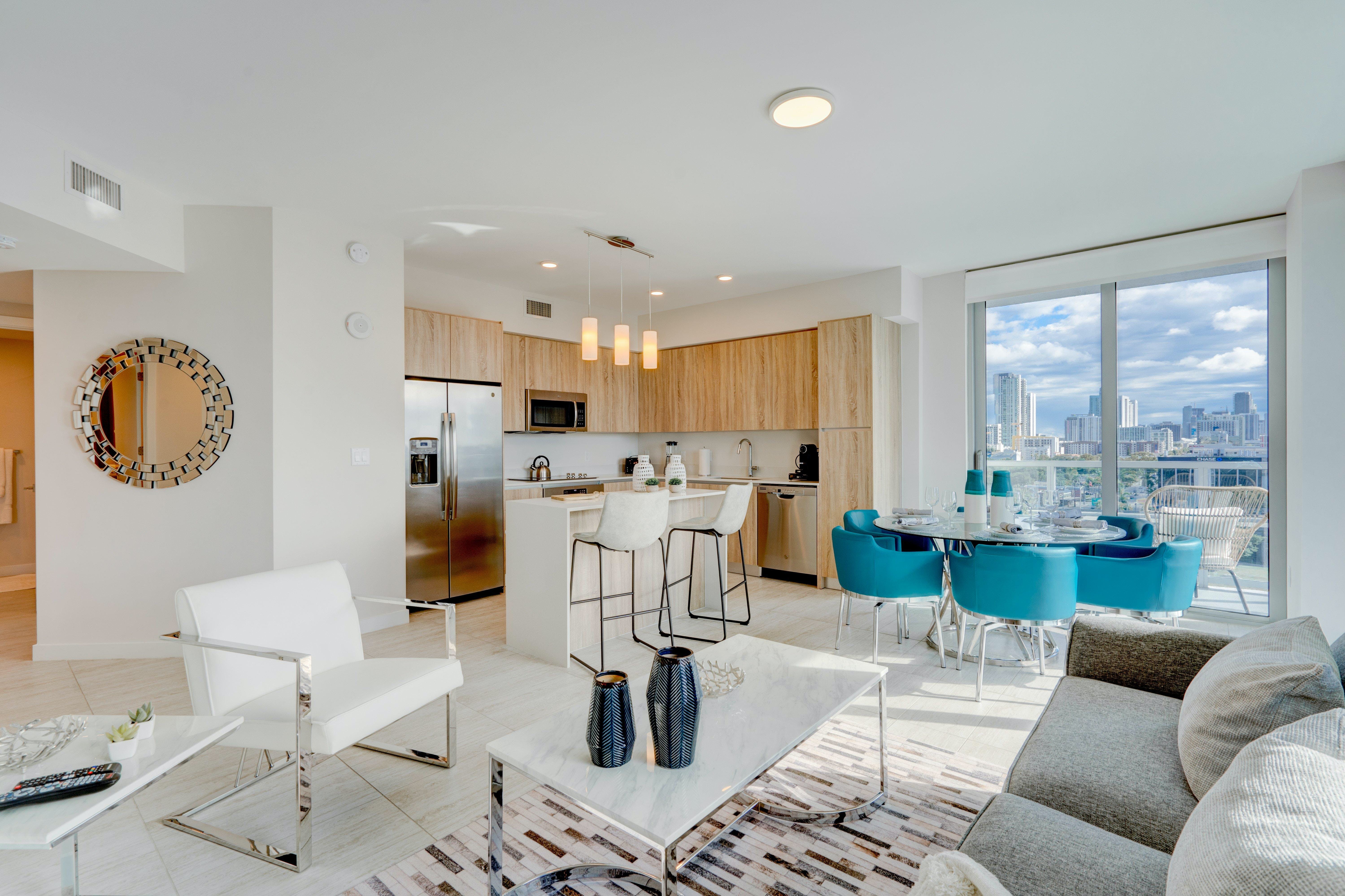 House Vizcaya Miami Downtown Miami: Luxury 2-Bedroom House with Pool and Seaview, Downtown Miami