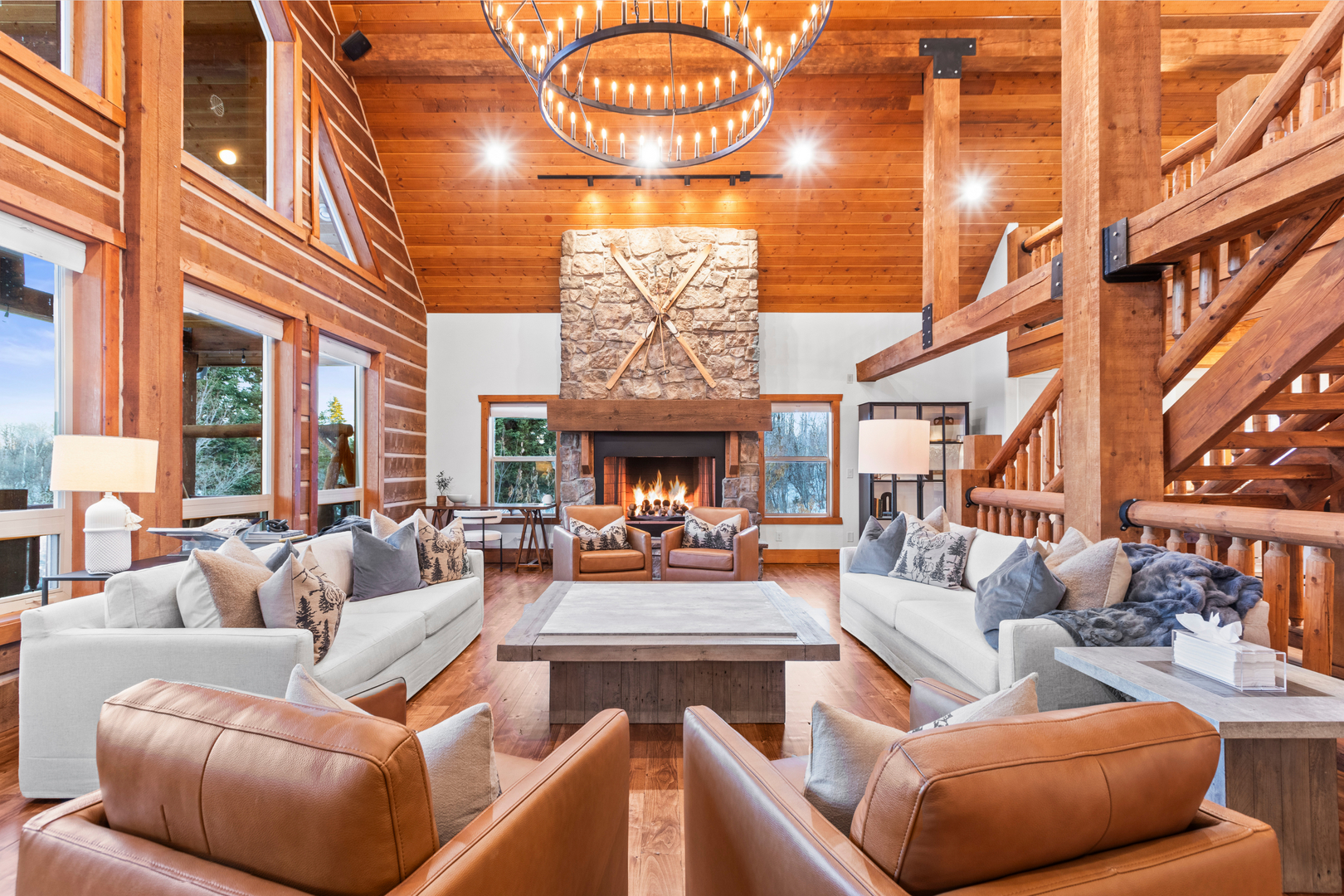 Villa Boreas Jeremy Ranch Park City-730655: Spacious 7-Bedroom Ski Chalet with Sauna and Hot Tub, Park City