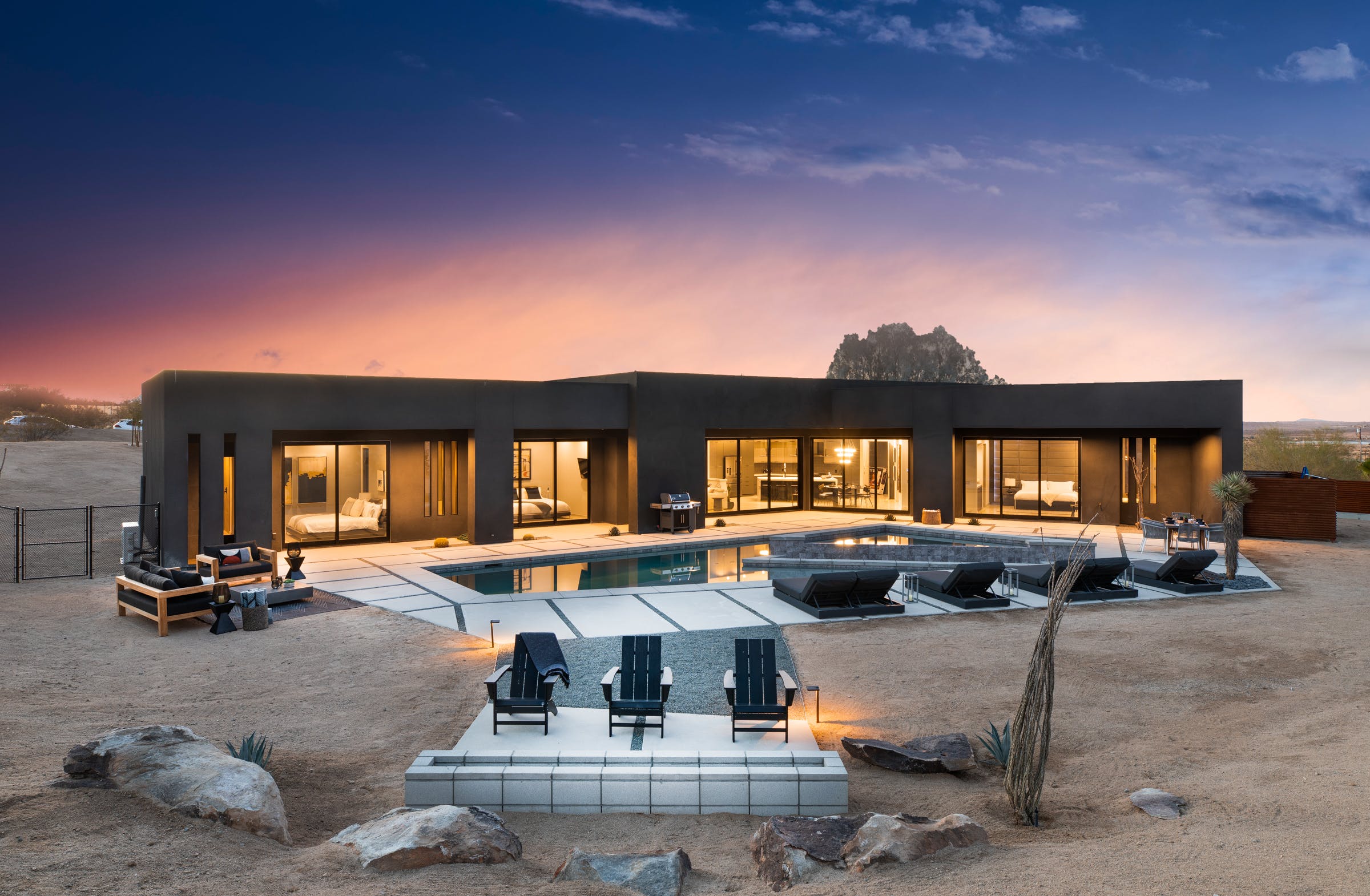 Villa Boreas Echo Joshua Tree: 3-Bedroom Luxury Villa with Pool and Hot Tub, Joshua Tree