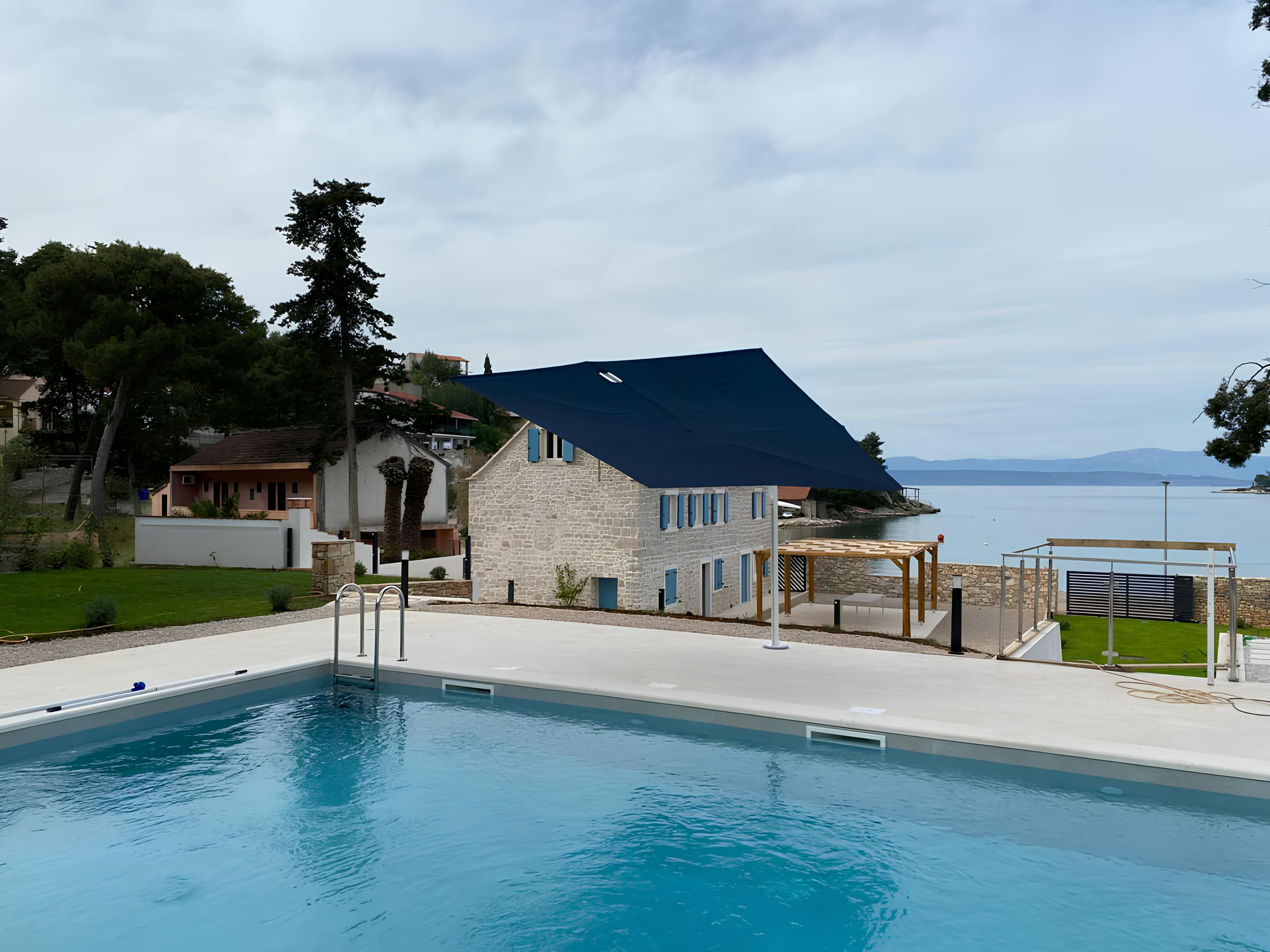 Kuća Kyanos Sustipan Split-727388: Luxury 4-Bedroom Apartment with Seaview and Pool, Split