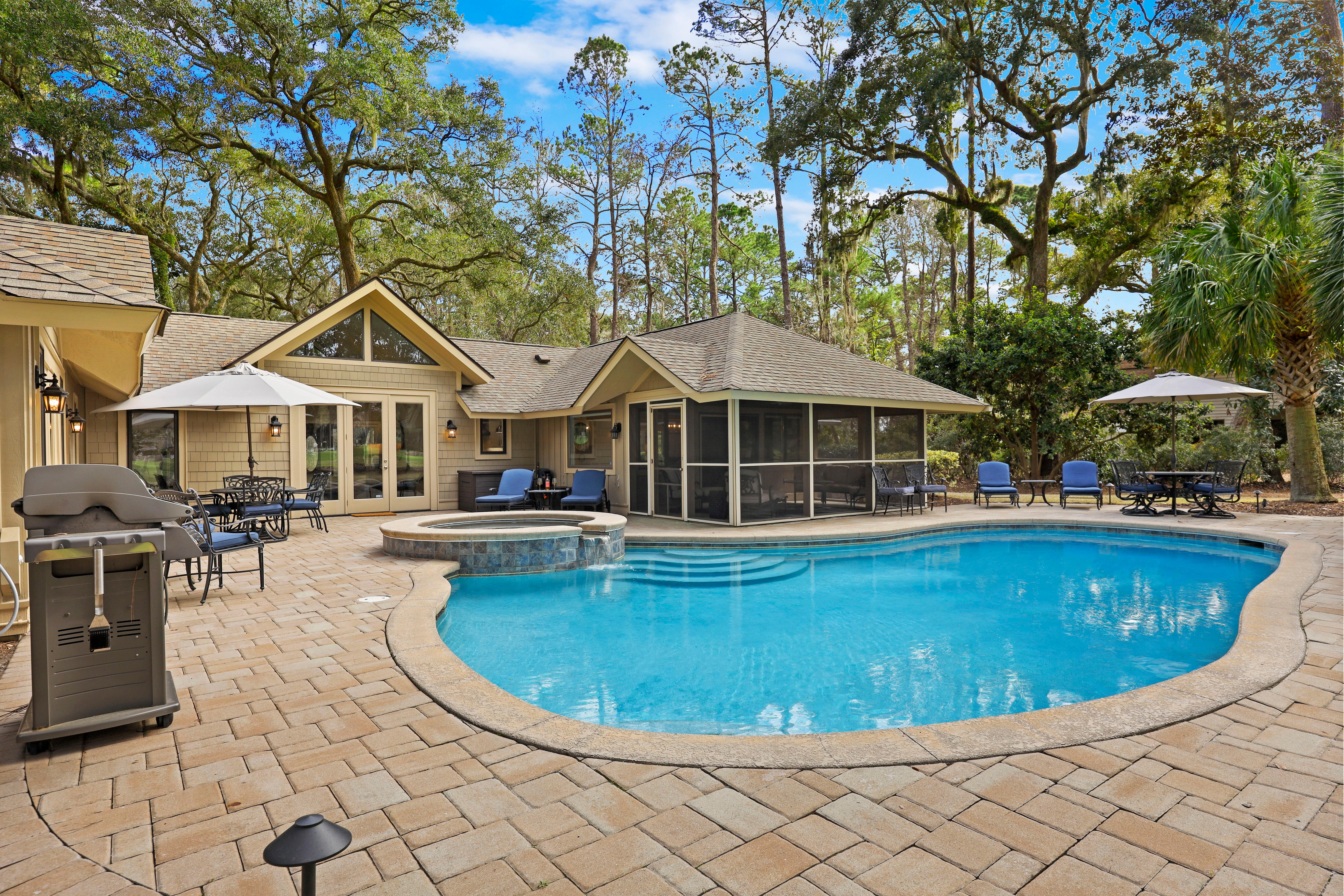 Villa Aurore Jarvis Hilton Head: Luxury 4-Bedroom Villa with Private Pool, Hilton Head