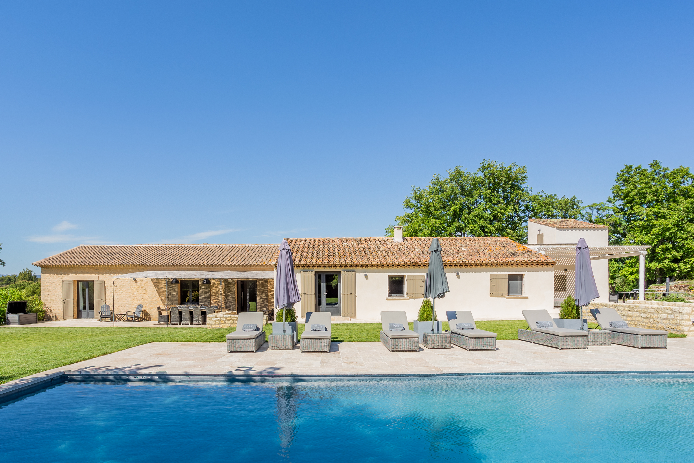Villa Crépuscule Saint-André Saint-Rémy-de-Provence: Luxury 4-Bedroom Apartment with Private Pool, Saint-Rémy-de-Provence