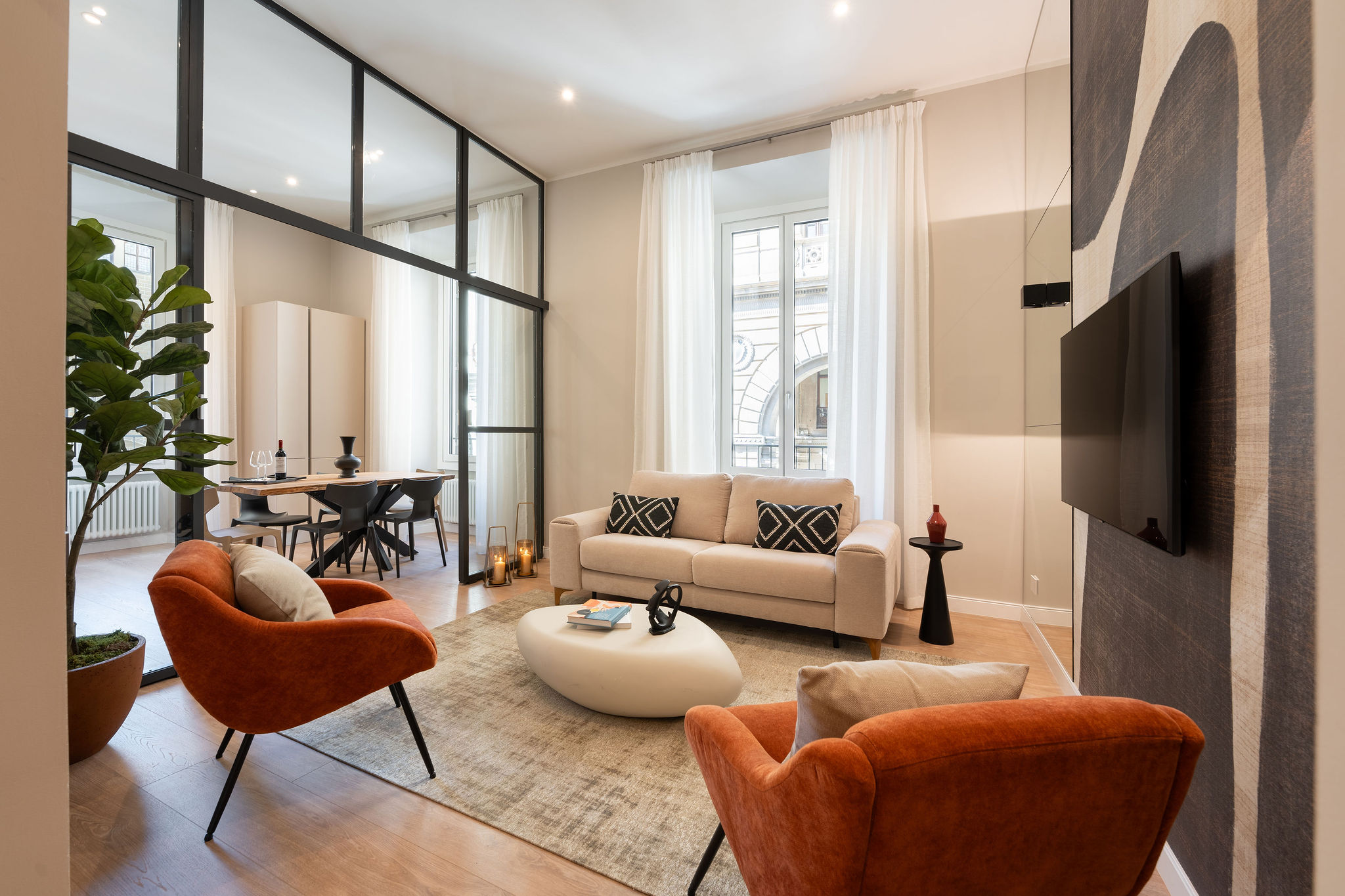 Villa Ceruleo Borgo San Jacopo Ponte Vecchio: Elegant 3-Bedroom Luxury Apartment with River Views, Florence