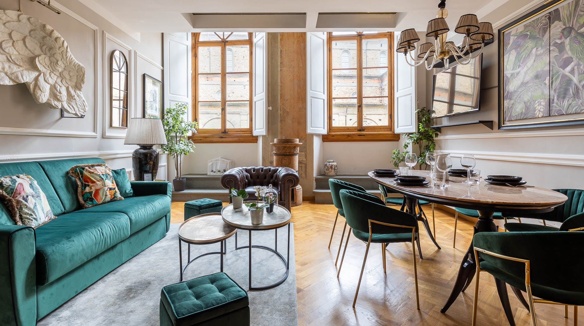 Villa Smeraldo San Lorenzo Duomo: Elegant 3-Bedroom Apartment with Historic Charm, Florence Duomo