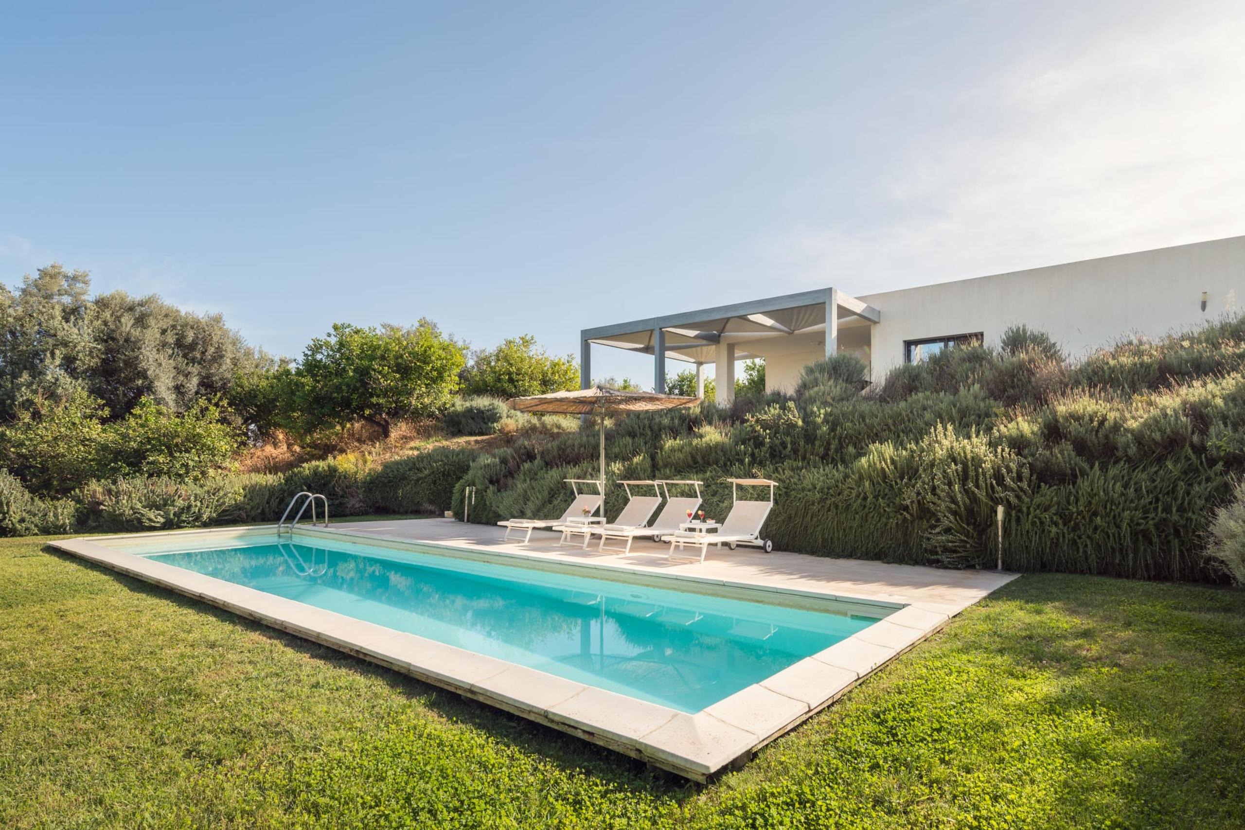 Villa Ceruleo Palazzolo Val di Noto: 3-Bedroom Apartment with Seaview and Pool, Sicily