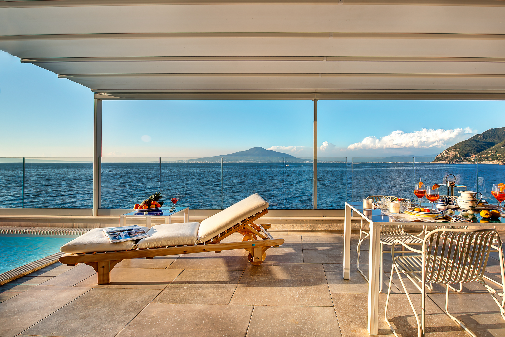 Villa Corvino Crapolla Sorrento: 3-Bedroom Luxury Apartment with Seaviews and Beach Access, Sorrento