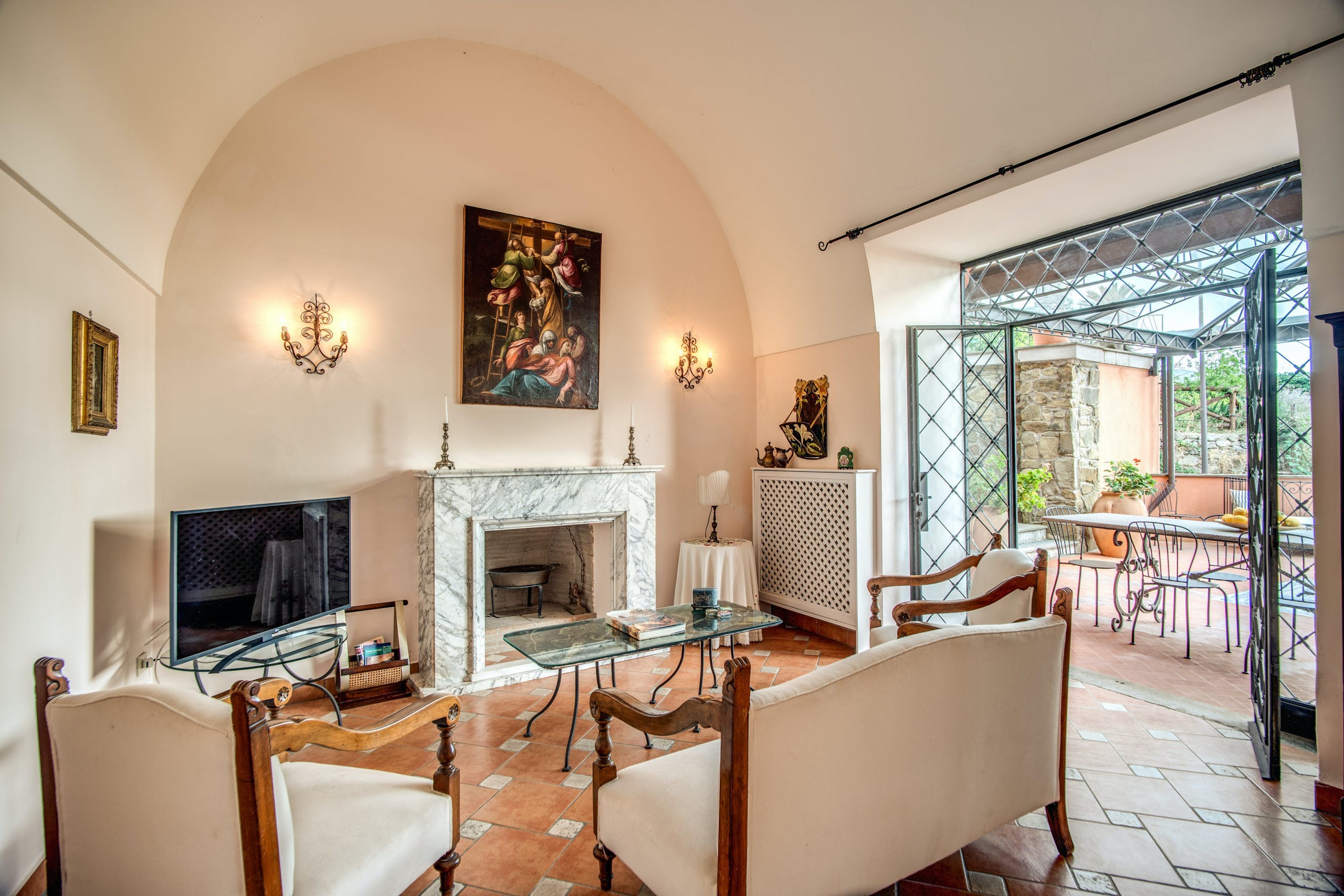 Villa Amaranto Fornillo Sorrento: Luxury 6-Bedroom Apartment with Seaview and Pool, Sorrento