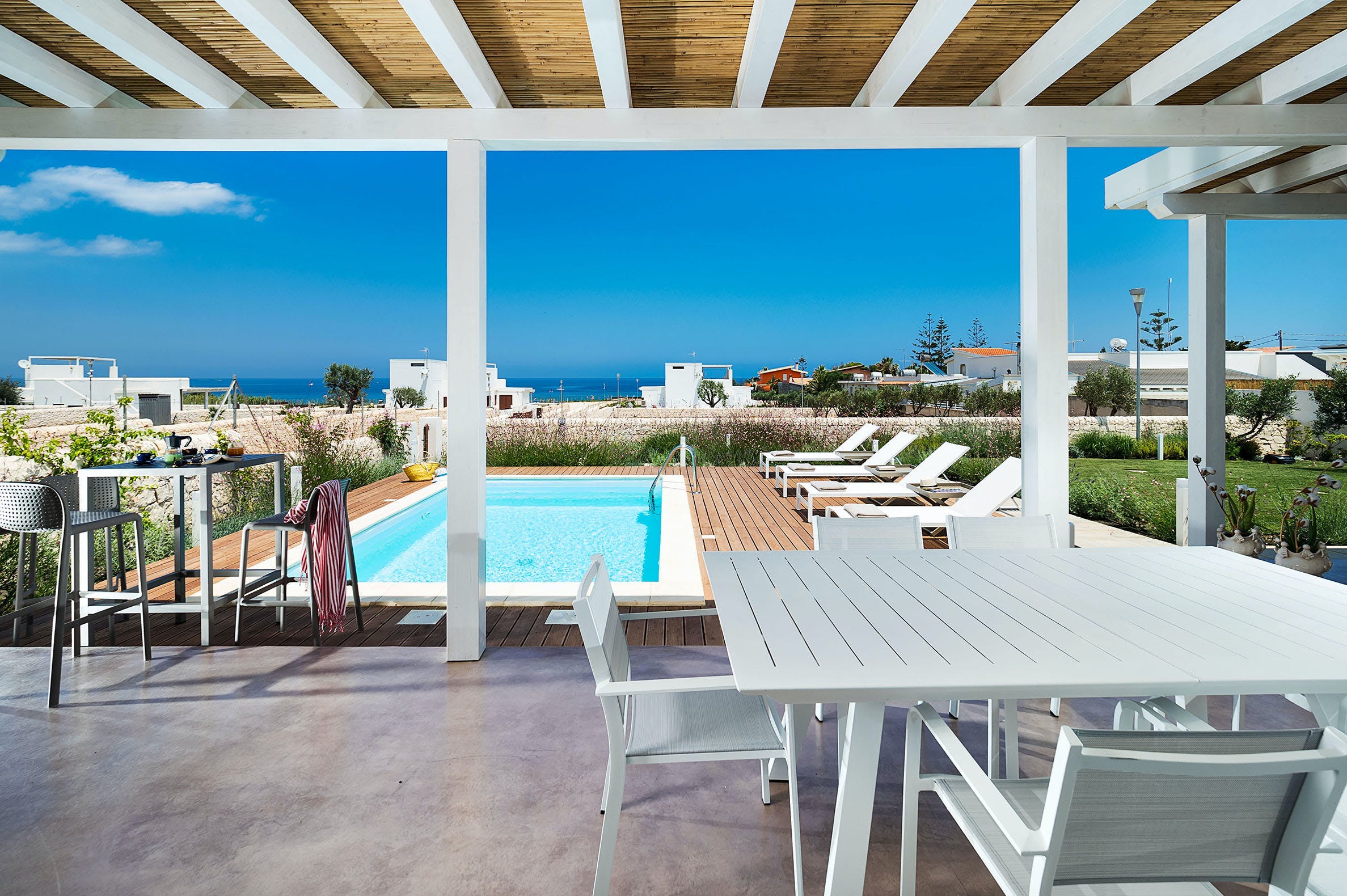 Villa Levante Calamosche Val di Noto-723508: Luxury 4-Bedroom Apartment with Seaview and Pool, Val di Noto