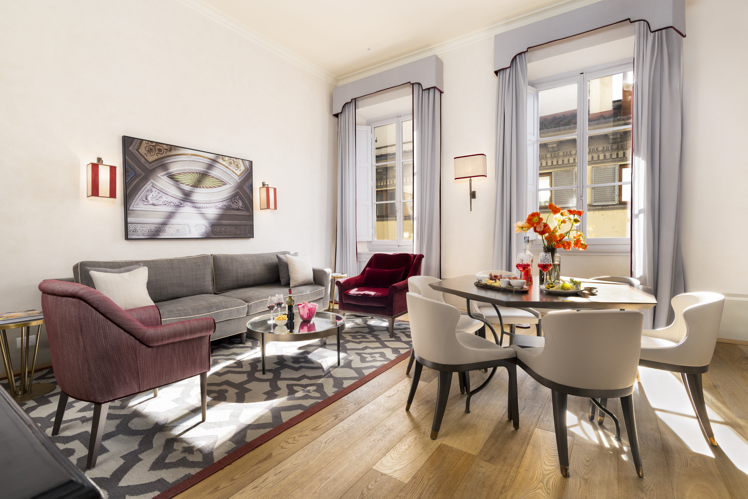 Palazzo Verdi Santa Croce: Elegant 3-Bedroom Apartment with City Views, Florence
