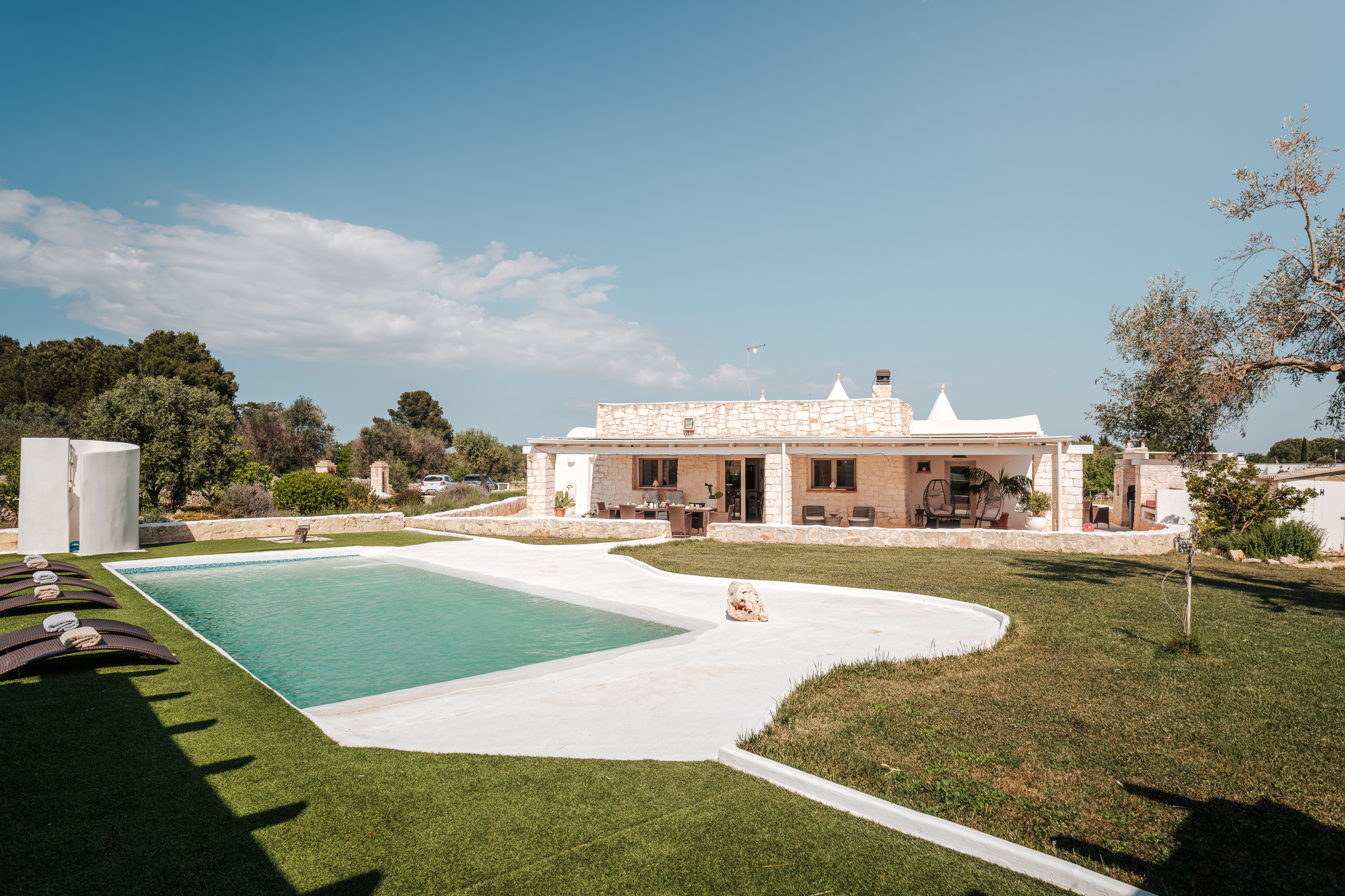 Villa Ceruleo Santa Lucia Ostuni: Charming 3-Bedroom Apartment with Infinity Pool, Ostuni