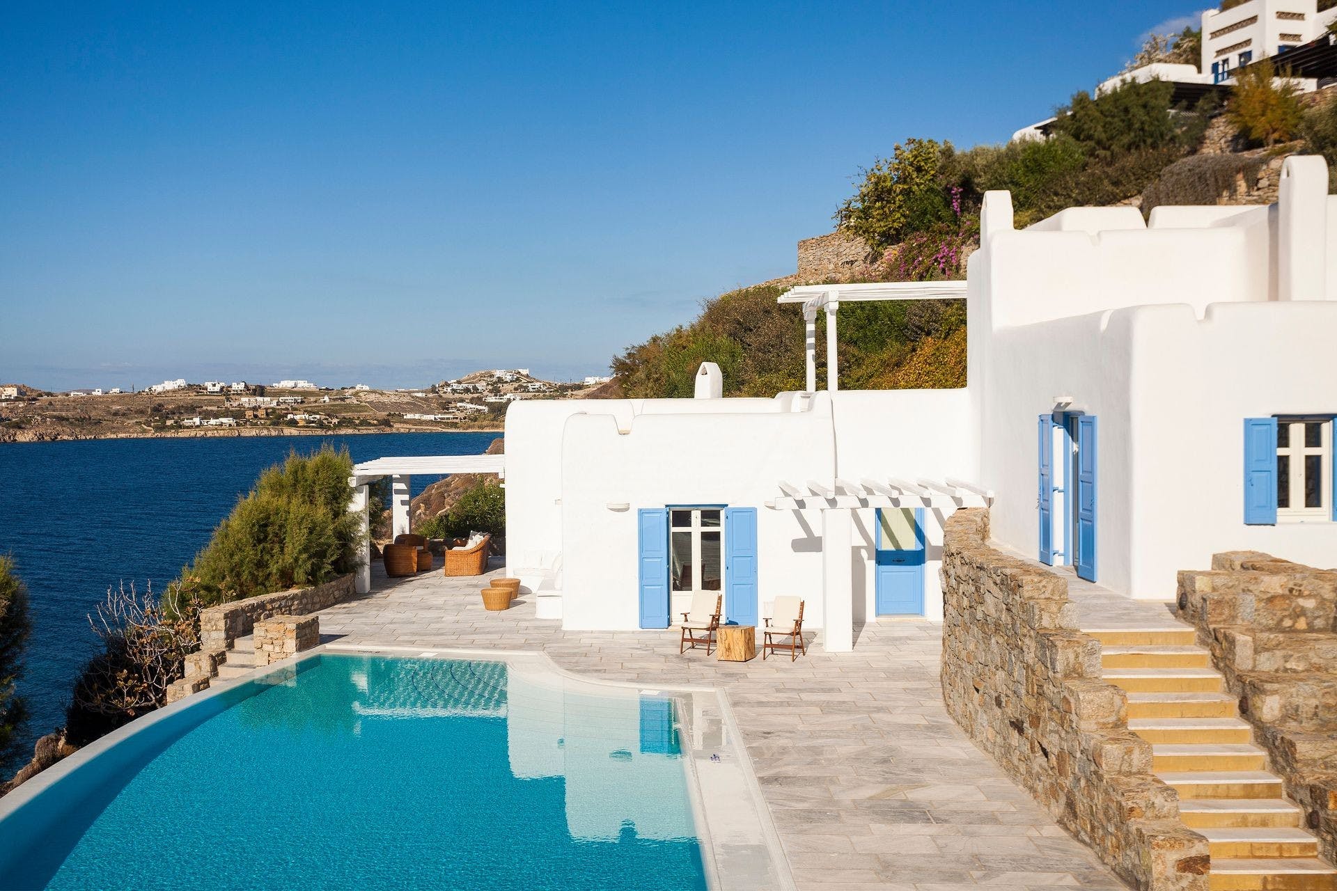 Villa Agios Psarou: Luxury 5-Bedroom Apartment with Private Pool and Sea Views, Psarou