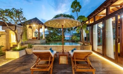 Villa Batu Belig: Luxury 2-Bedroom Apartment with Infinity Pool and Sea Views, Bali