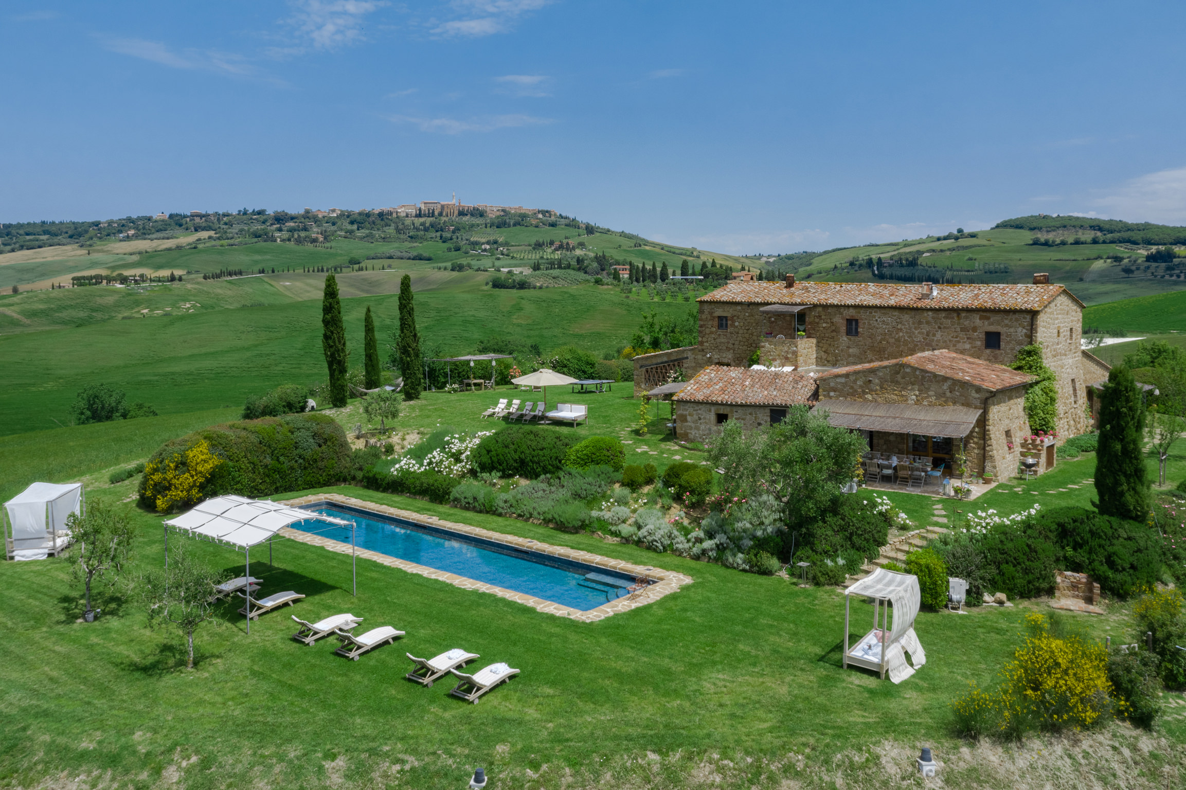 Villa Amaranto Arceno Tuscany: Luxury 6-Bedroom Villa with Pool and Panoramic Views, Tuscany