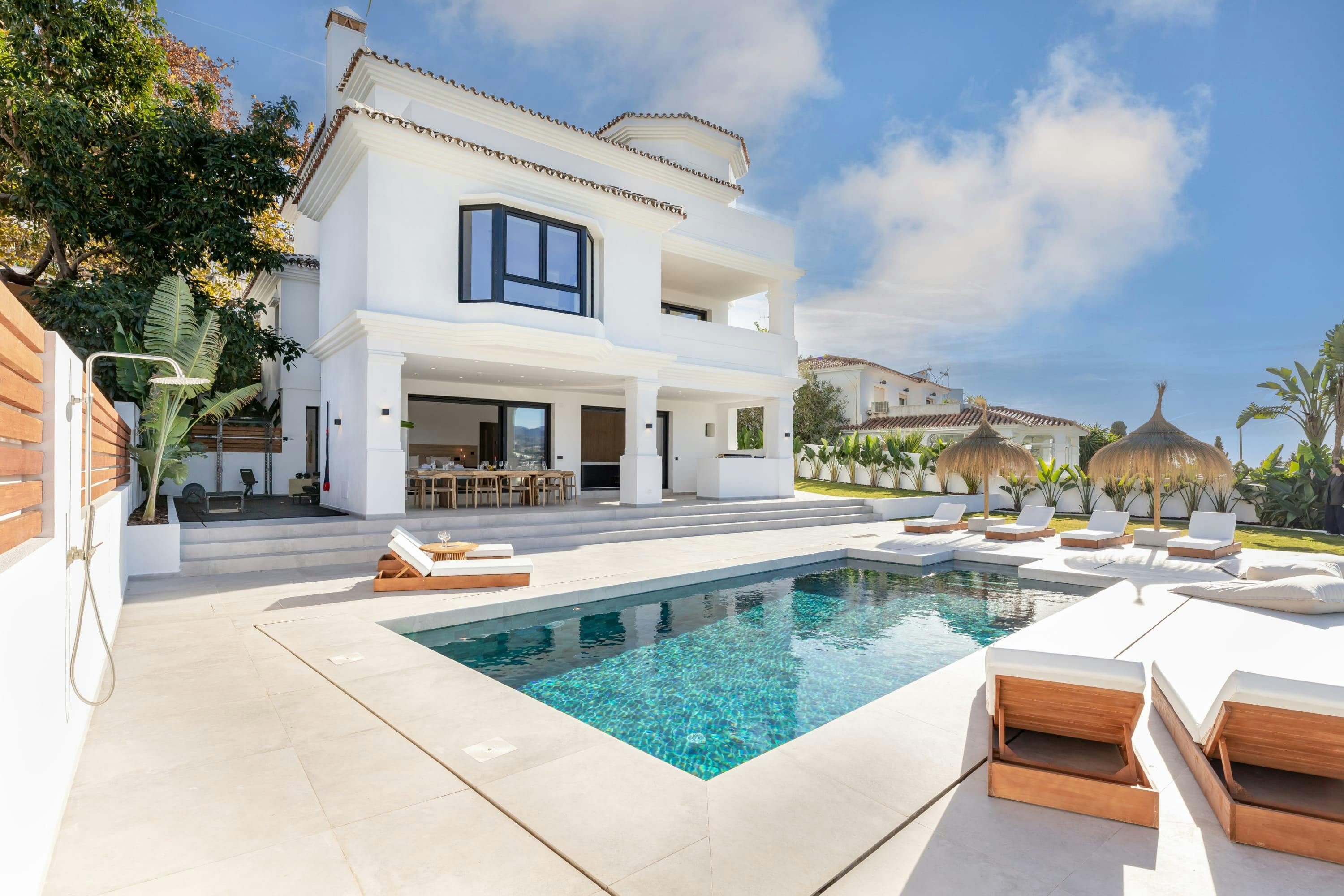 Villa Mestral Guadalobón San Pedro de Alcántara: Spacious 7-Bedroom Villa with Sea Views and Pool, San Pedro de Alcántara