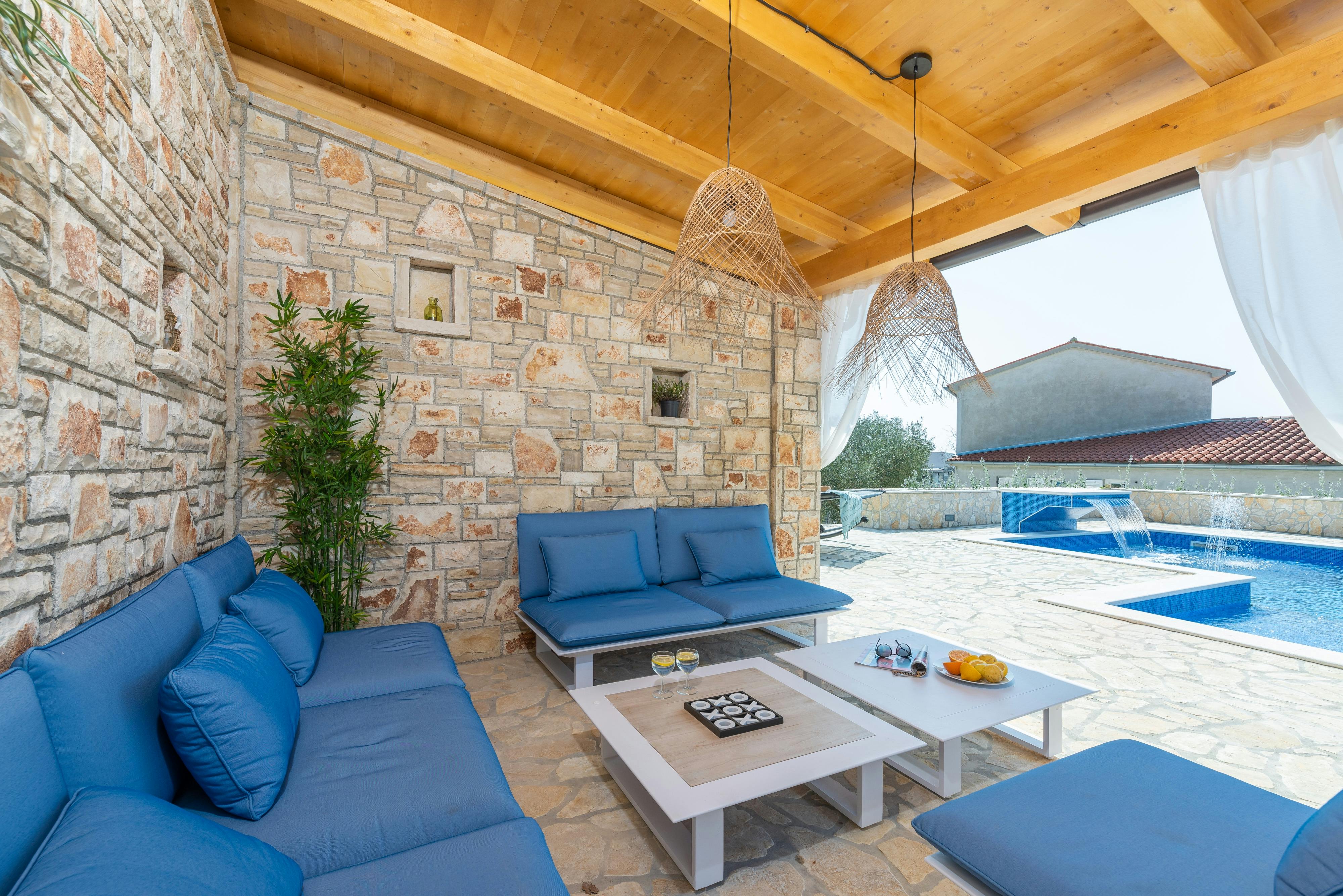 Villa Karojba Barbariga: Luxury 4-Bedroom Villa with Private Saltwater Pool and Sea Views, Istria