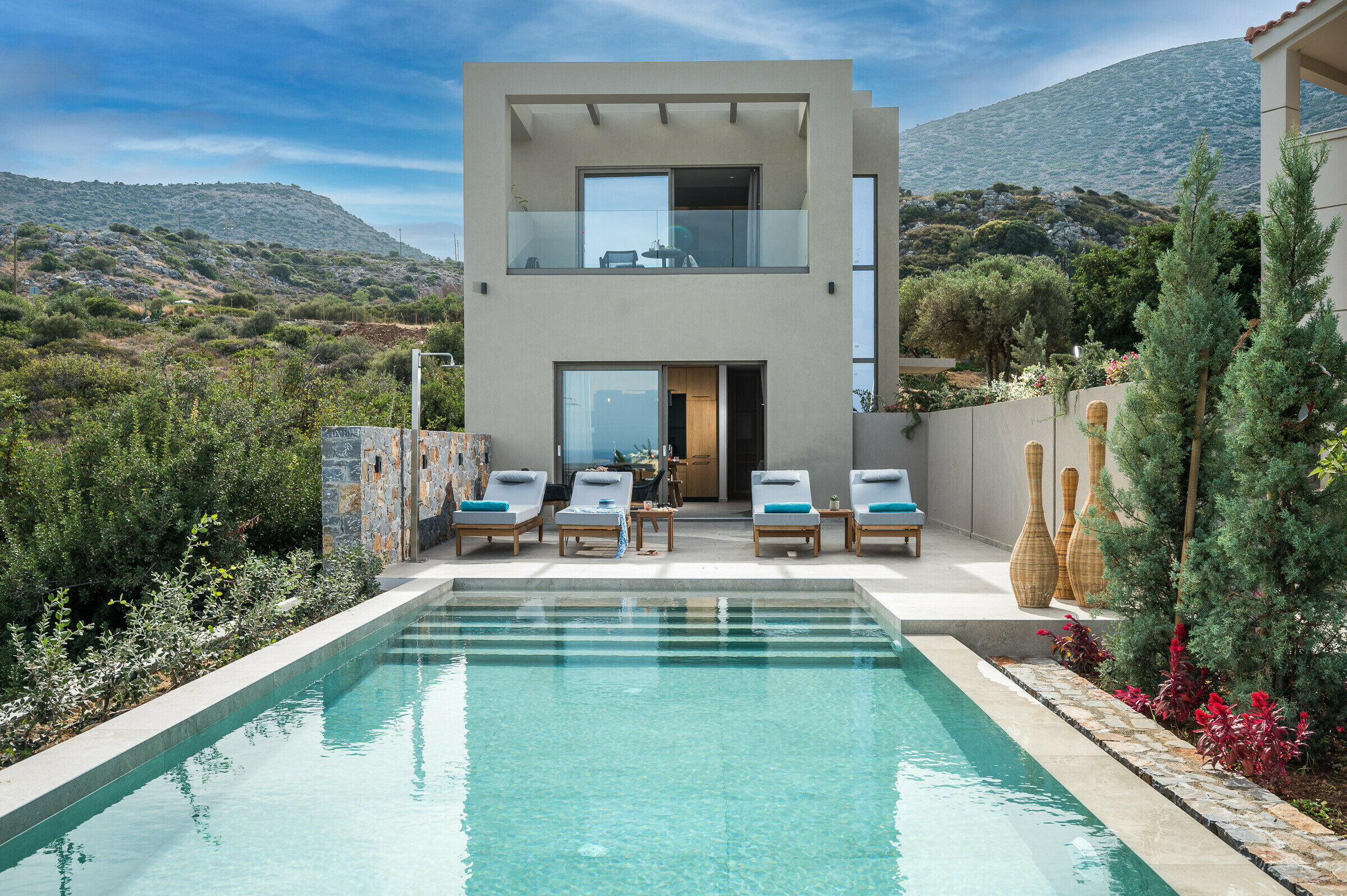 Villa Karteros Heraklion: Luxury 1-Bedroom Villa with Private Pool and Sea Views, Heraklion