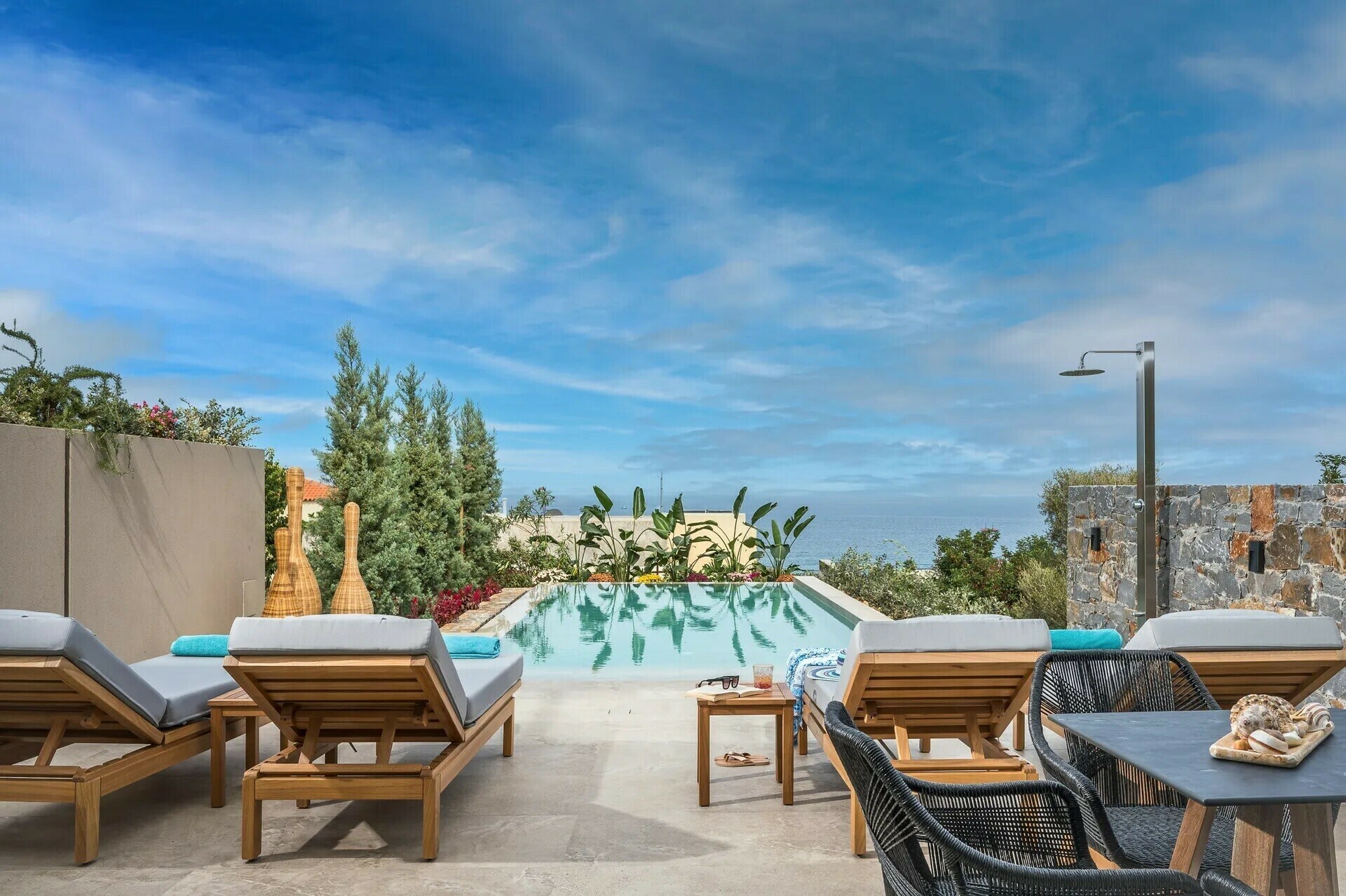 Villa Zephyros Karteros Heraklion Town: Luxury 1-Bedroom Villa with Private Pool and Air Conditioning, Heraklion