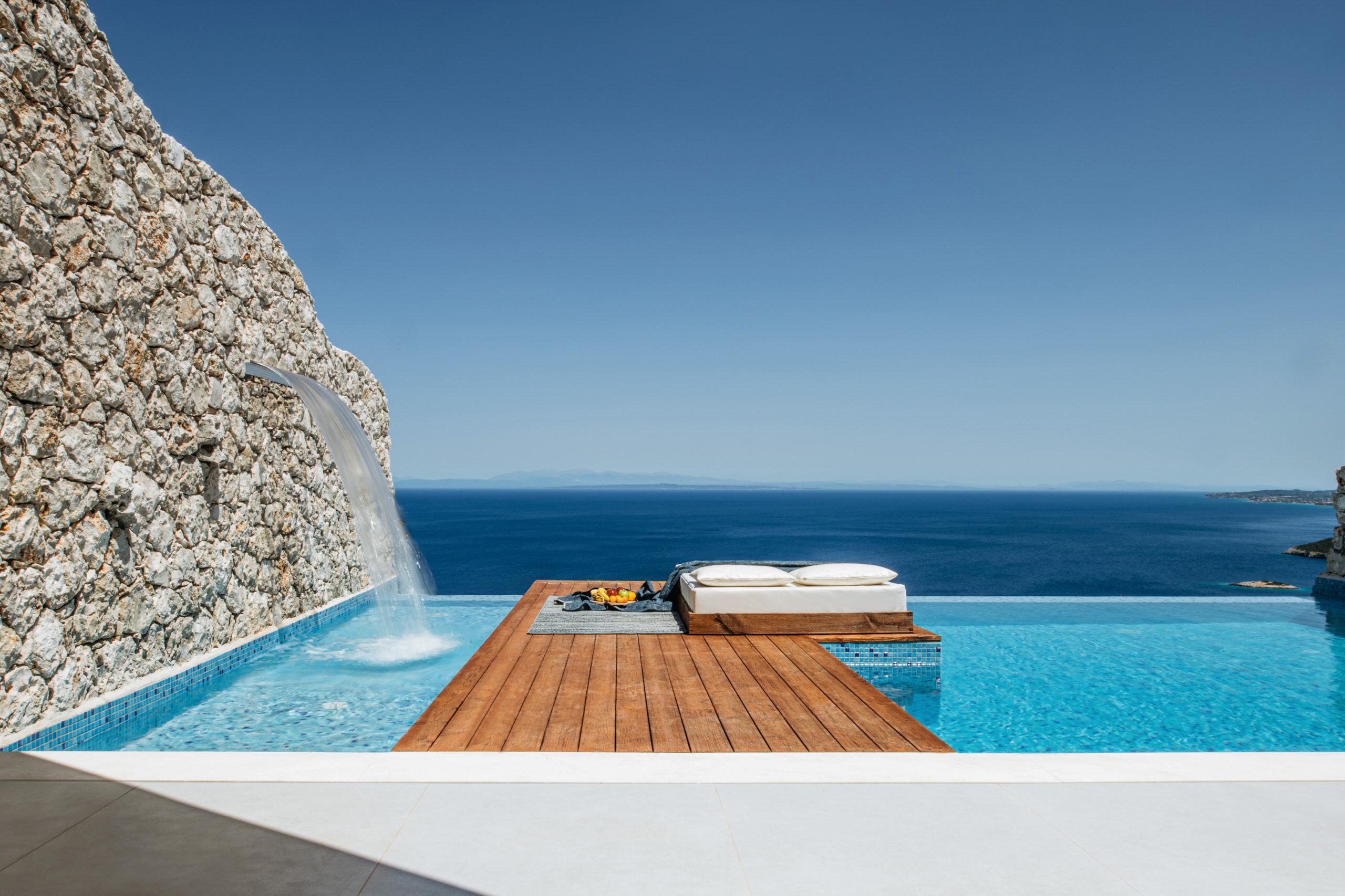 Villa Lefki Ammoudi Agios Nikolaos: Chic 1-Bedroom Apartment with Infinity Pool and Sea Views, Agios Nikolaos