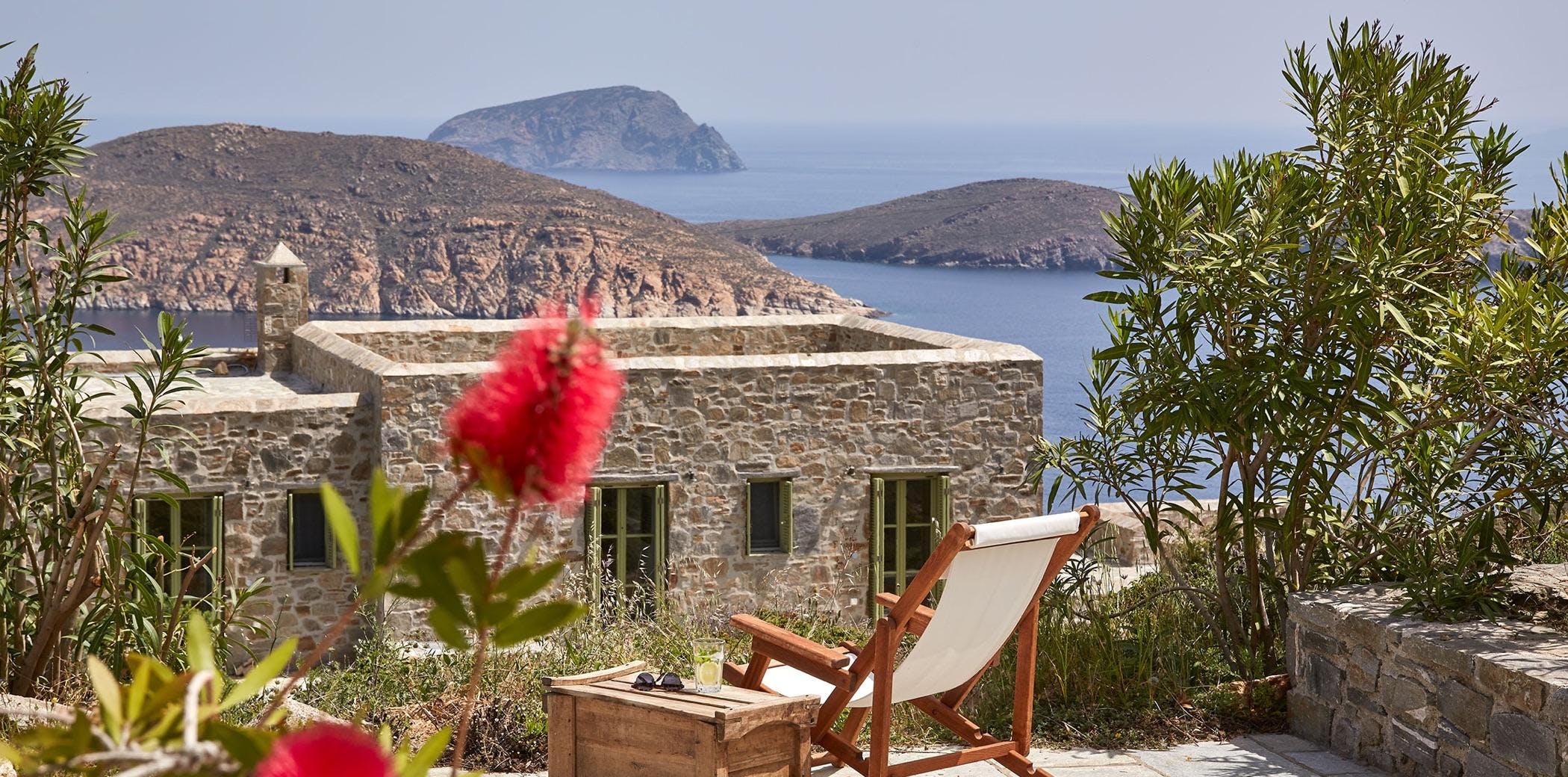 Villa Kipos Serifos: Spacious 4-Bedroom Apartment with Sea Views and Air-Con, Serifos Greece