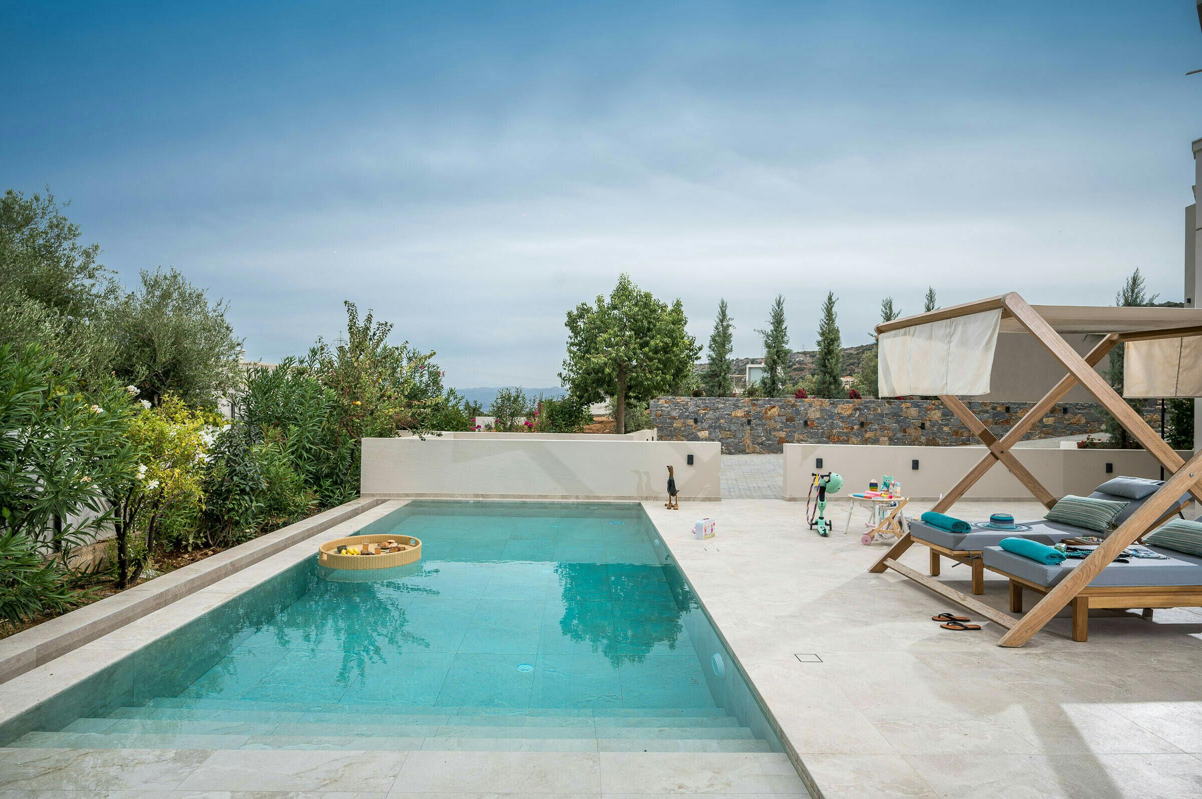 Villa Kournas Chersonisos: Luxury 2-Bedroom Villa with Private Pool and Sea Views, Crete