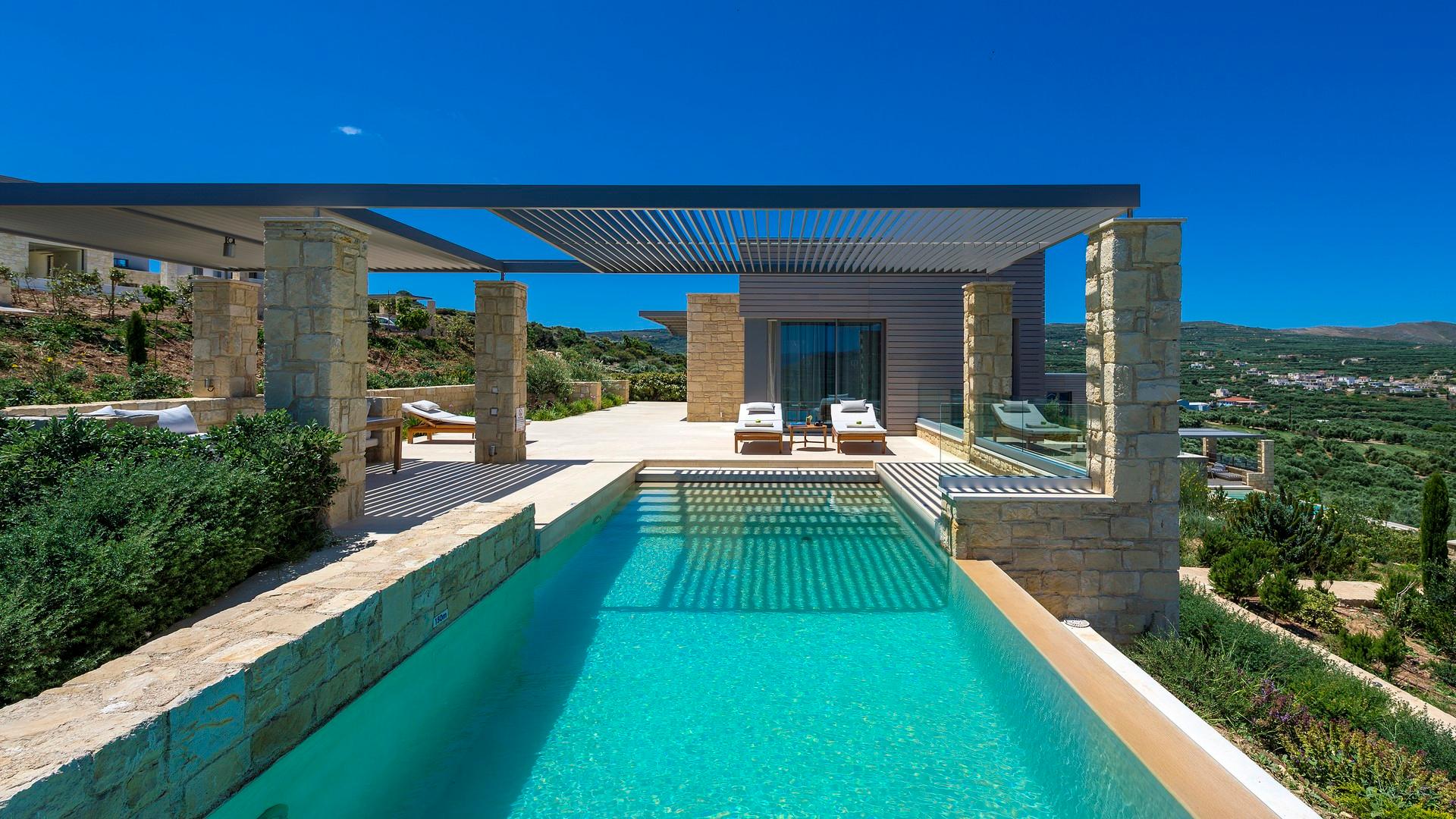 Villa Krios Kissamos: Chic 1-Bedroom Apartment with Infinity Pool and Sea Views, Kissamos