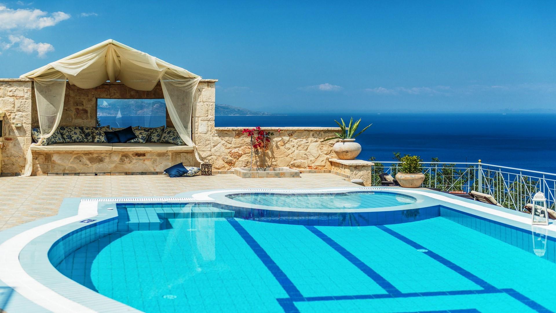 Villa Lefkos Voulisma Agios Nikolaos: Spacious 4-Bedroom Luxury Apartment with Seaview, Zakynthos