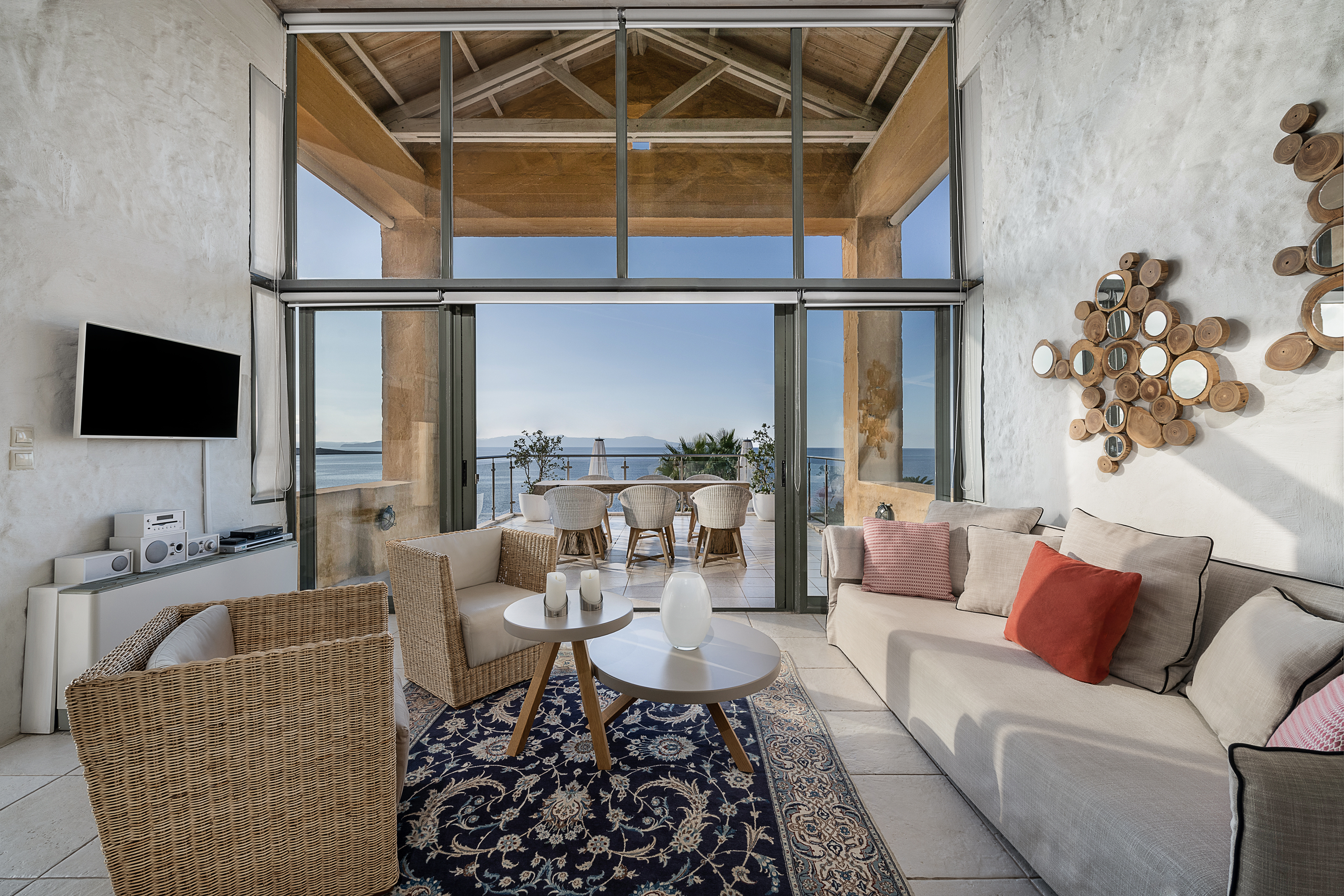 Villa Gregos Prinos Chorafakia: Luxury 3-Bedroom Apartment with Seaviews and Pool, Chorafakia