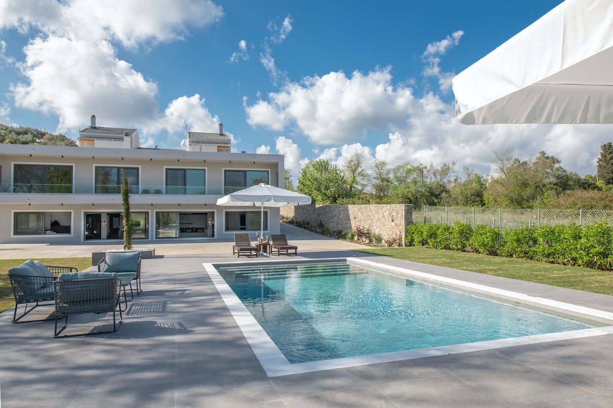 Villa Lysias Kanoni Corfu-701919: Luxury 5-Bedroom Apartment with Seaview and Pool, Corfu