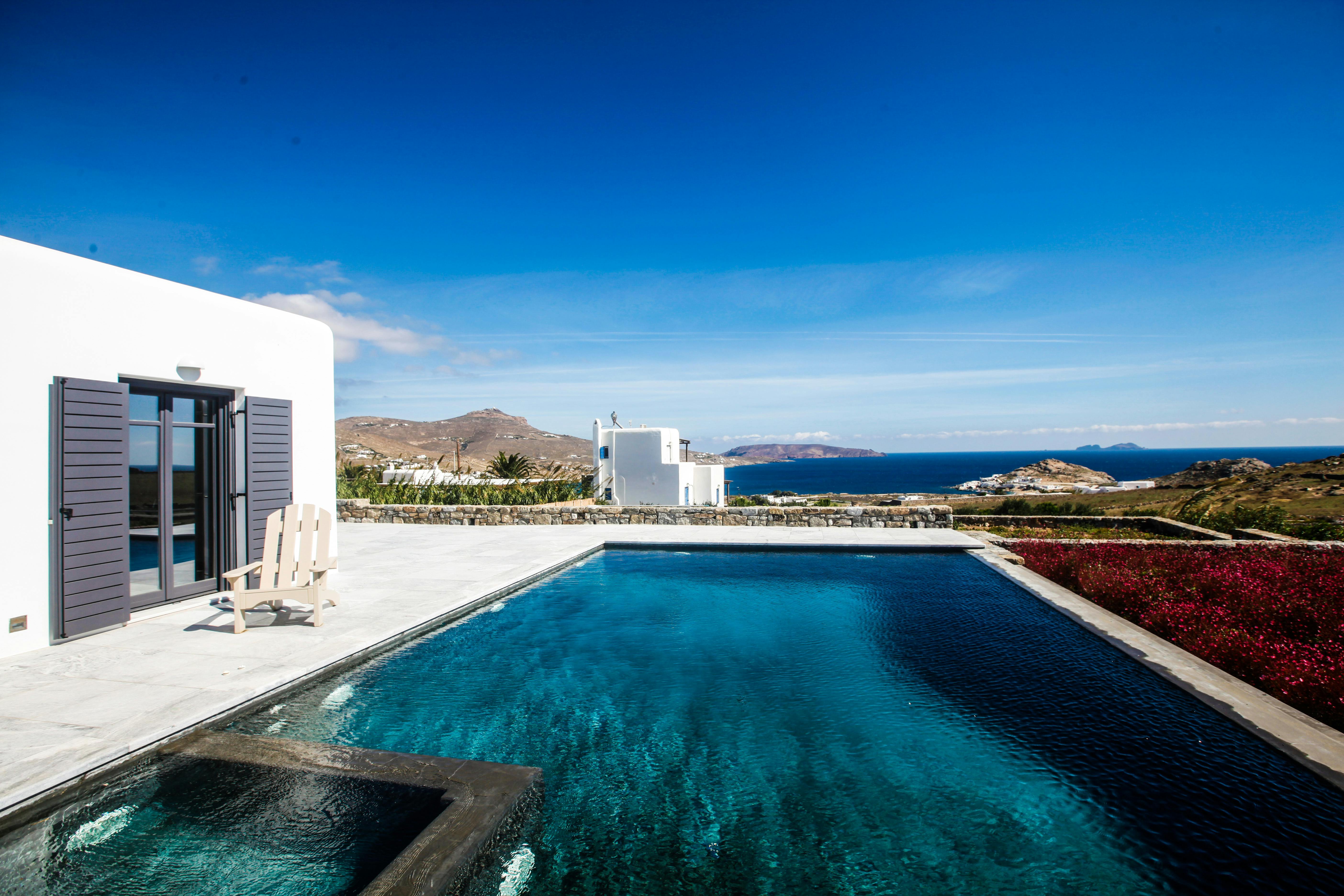 Villa Boreas Anemomilos Kalafati: Luxury 3-Bedroom Villa with Pool and Beach Proximity, Kalafati