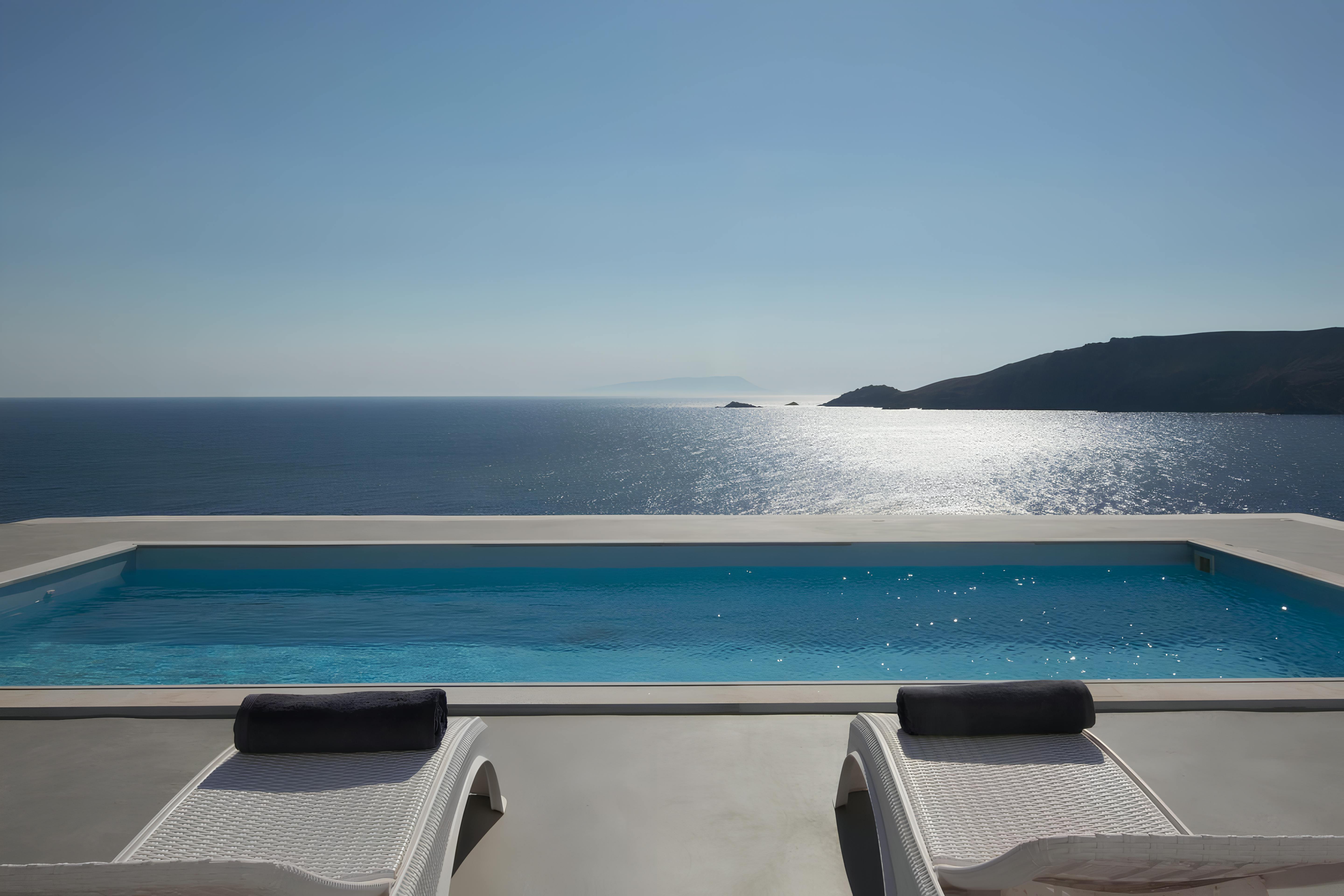 Villa Kyanos Agios Sostis Kalafati: Luxury 4-Bedroom Villa with Seaview and Pool, Mykonos