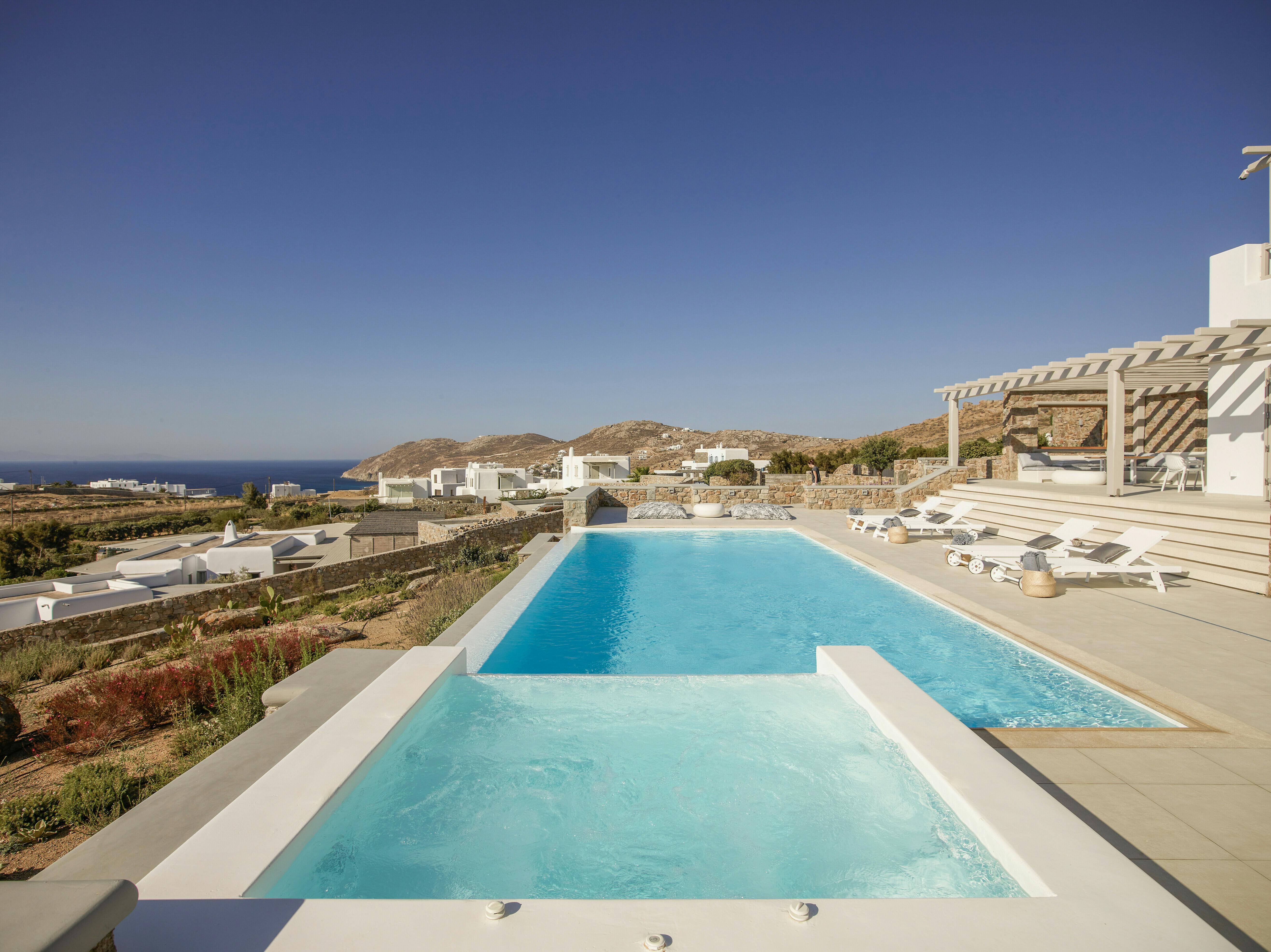 Villa Galeos Agios Ioannis Kalafati: 5-Bedroom Luxury Villa with Seaview and Pool, Mykonos