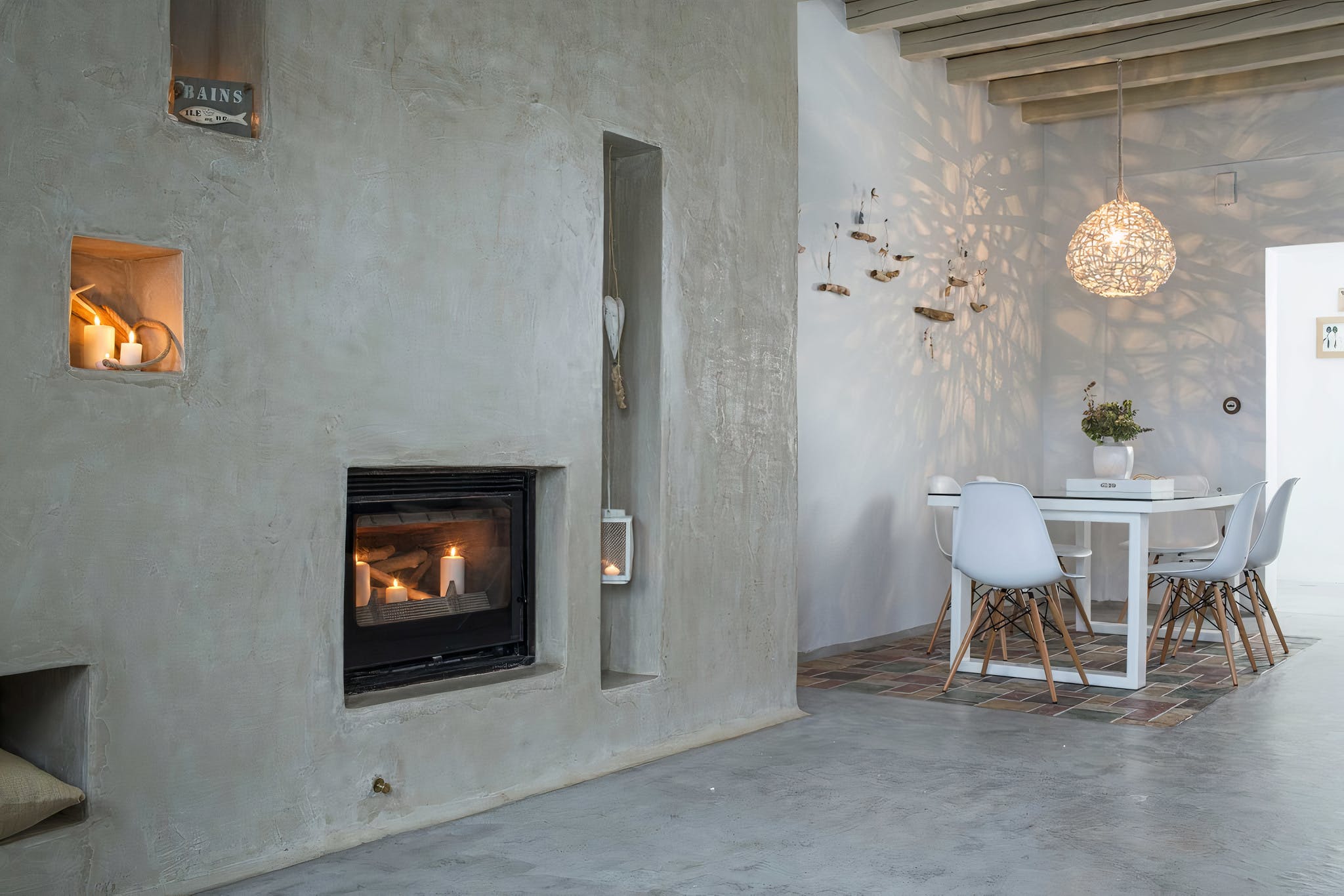 Villa Boreas Emporio Greece: Luxury 3-Bedroom Apartment with Hot Tub and Sea Views, Kalmynos