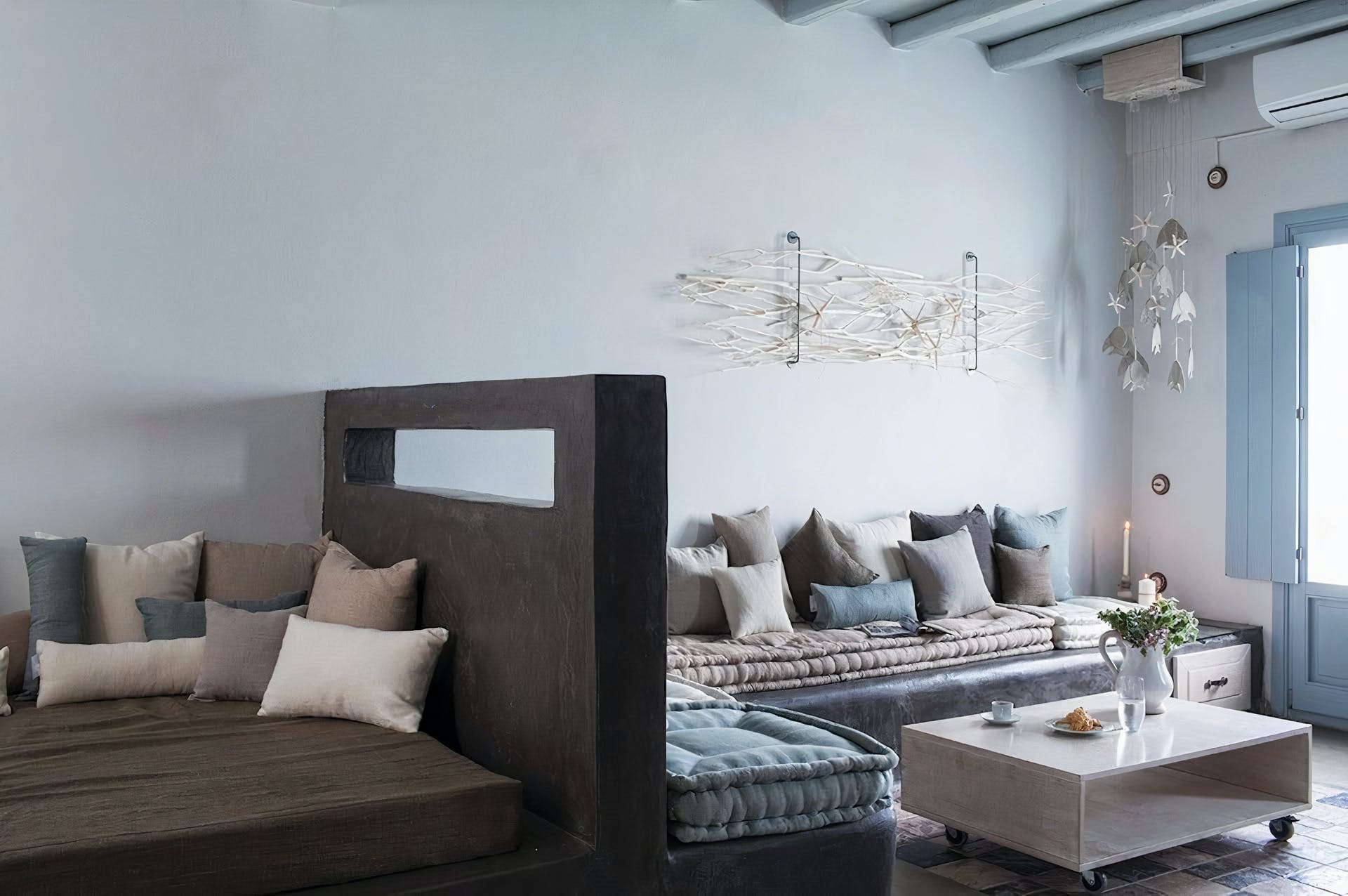 Villa Lysias Palatia Greece: Seaview Apartment with Hot Tub, 2 Bedrooms in Kalmynos