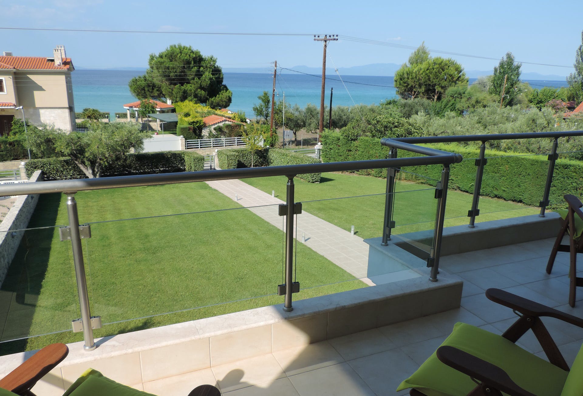 Villa Zephyros Neos Marmaras Kassandreia: Elegant 3-Bedroom Apartment with Seaviews and Beach Access, Kassandreia
