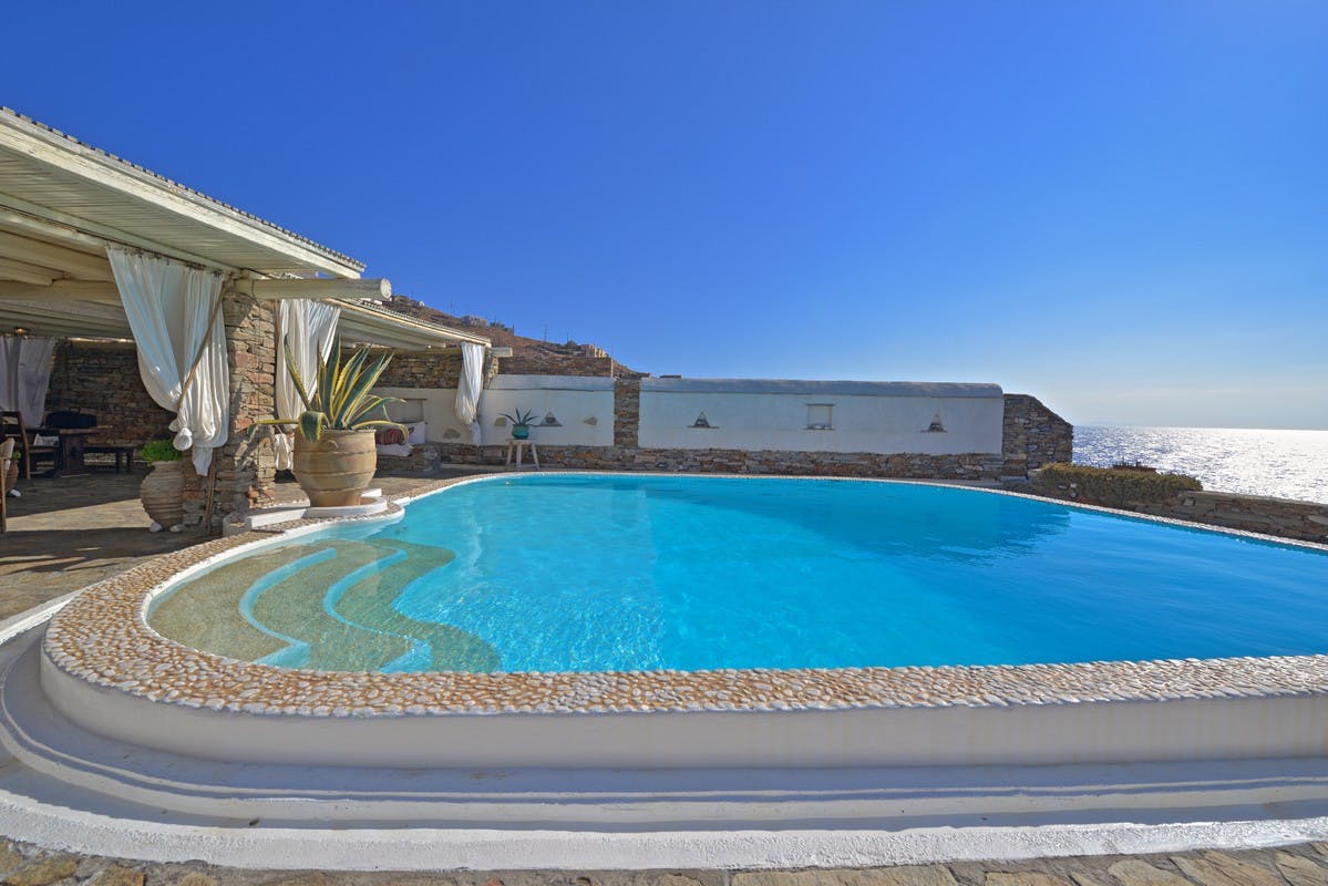 Villa Lysias Koressos Kea-752279: Luxury 4-Bedroom Villa with Seaview and Pool, Kea