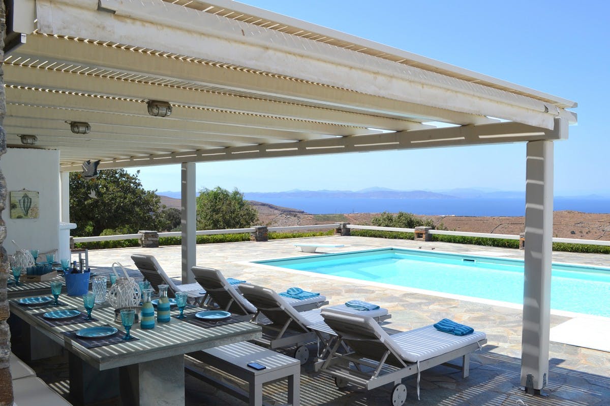 Villa Lysias Koundouros Kea-727795: Spacious 6-Bedroom Apartment with Stunning Sea Views, Kea
