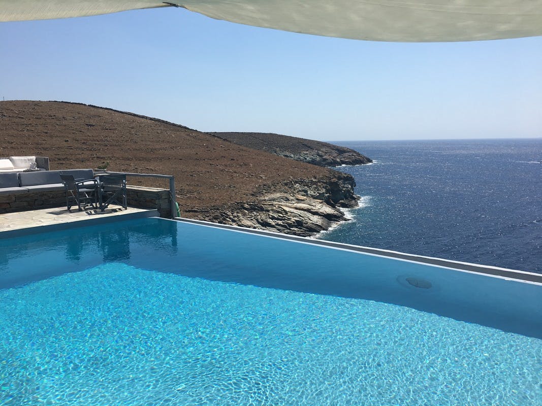 Villa Boreas Koundouros Kea: Luxury 3-Bedroom Apartment with Infinity Pool and Sea Views, Kea