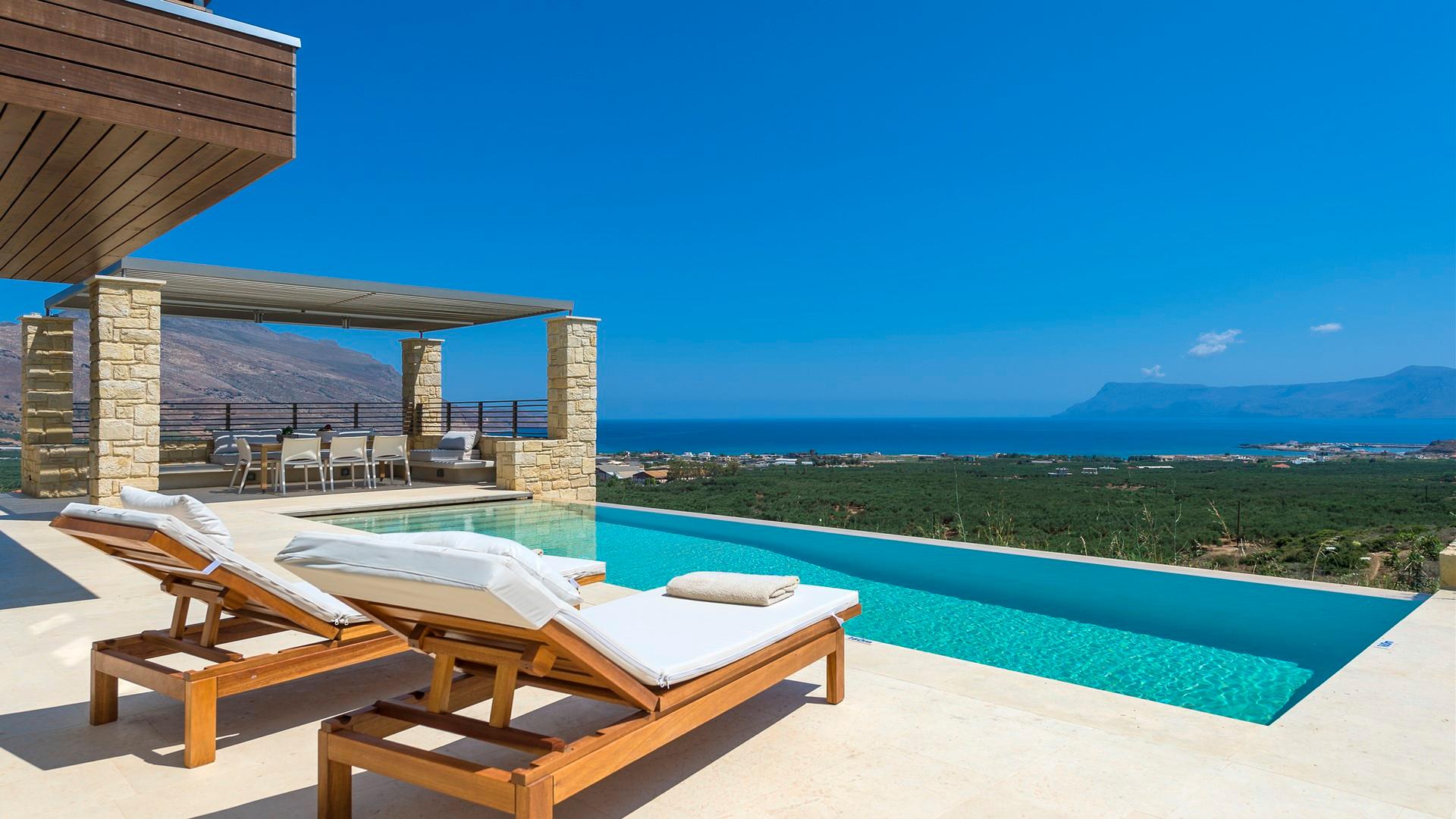 Villa Lysias Falassarna Kissamos-760517: Luxury 2-Bedroom Apartment with Infinity Pool, Kissamos