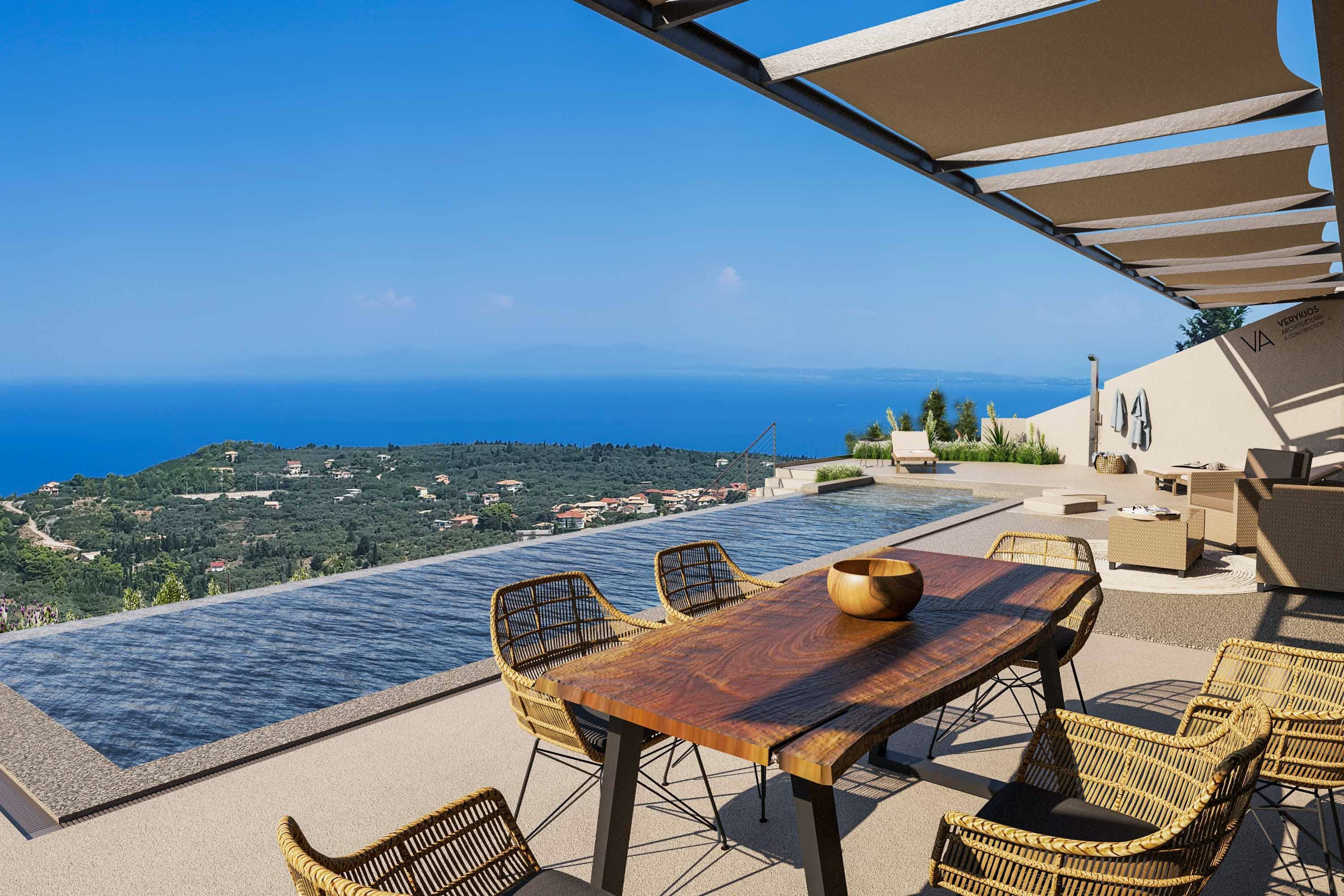 Villa Zephyros Agios Petros Lefkada: Luxury 2-Bedroom Apartment with Infinity Pool, Lefkada