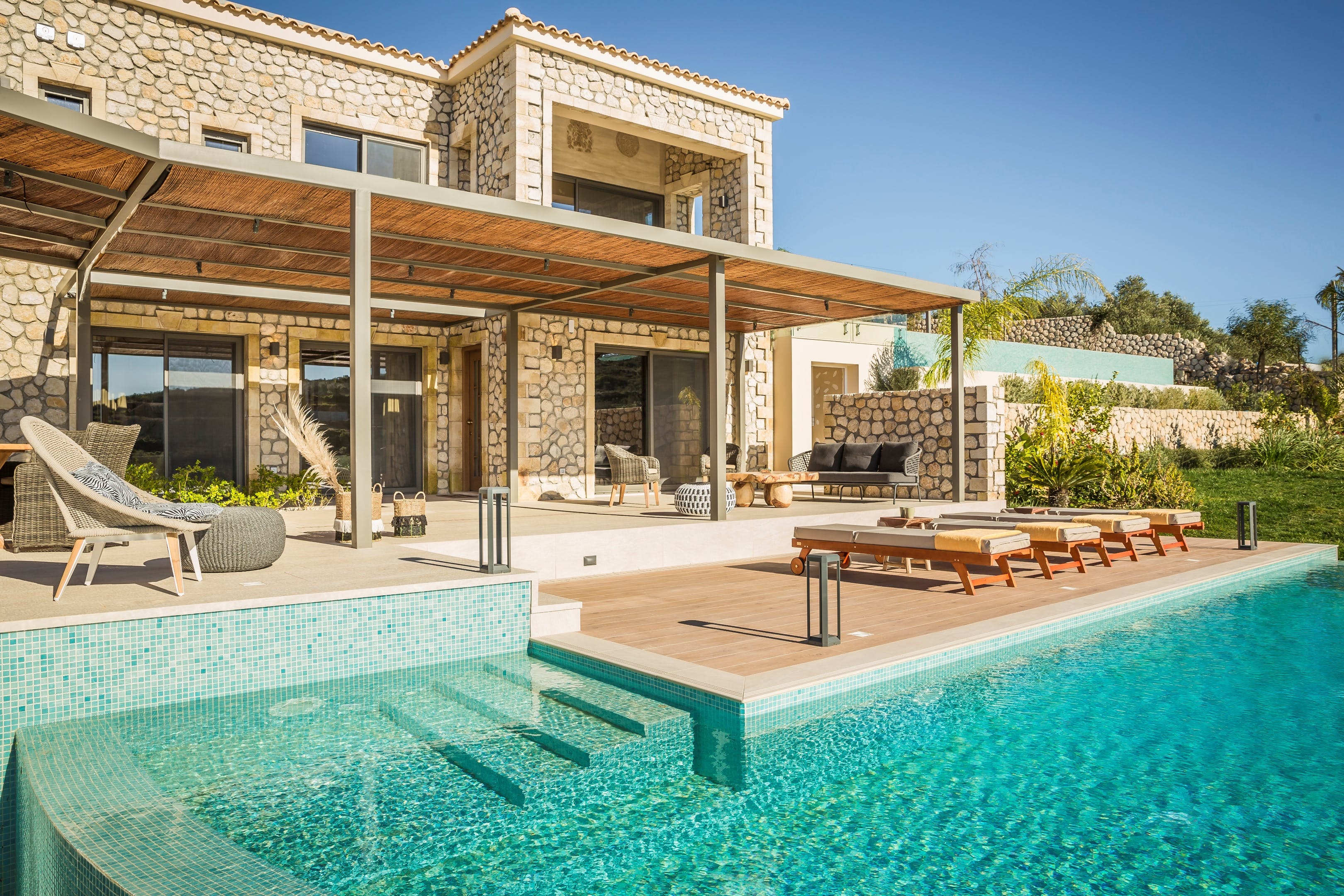 Villa Meltemi Livathos: Chic 2-Bedroom Villa with Stunning Seaviews and Pool, Kefallonia