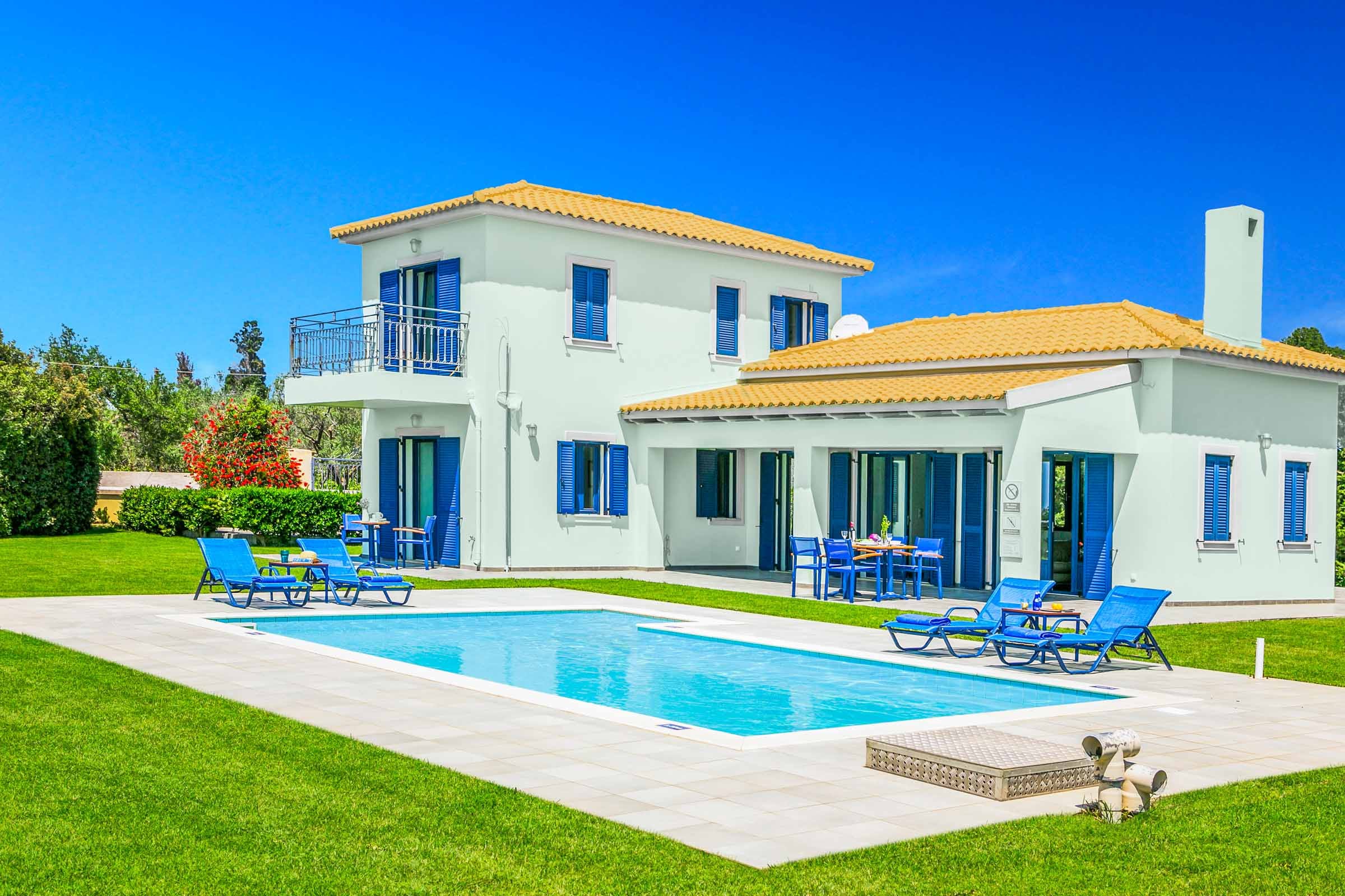 Villa Lefki Arillas Livathos: Charming 2-Bedroom Apartment with Seaview and Pool, Kefallonia