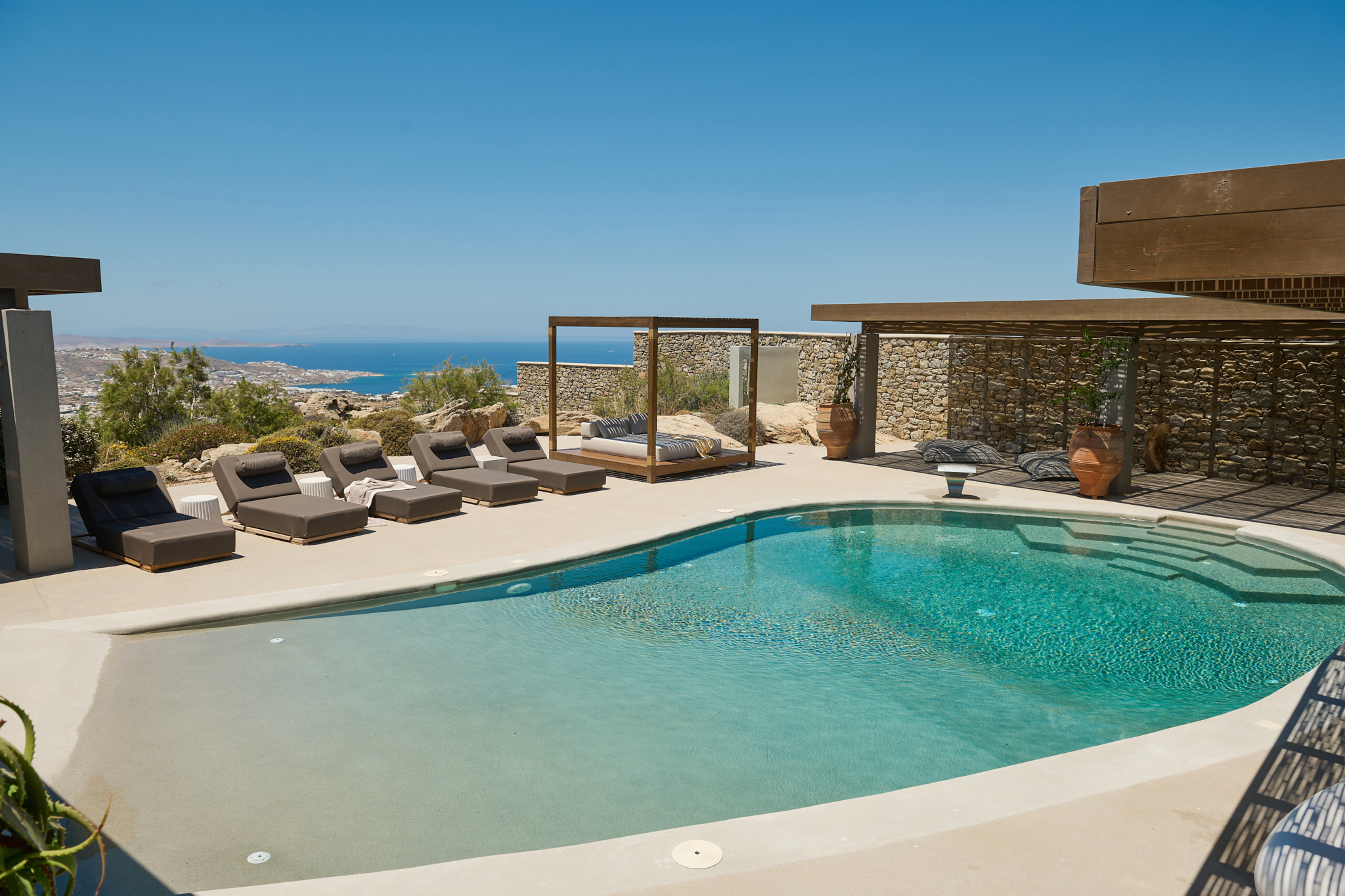 Villa Boreas Agios Lazaros Mykonos-709439: Elegant 5-Bedroom Luxury Villa with Pool, Mykonos