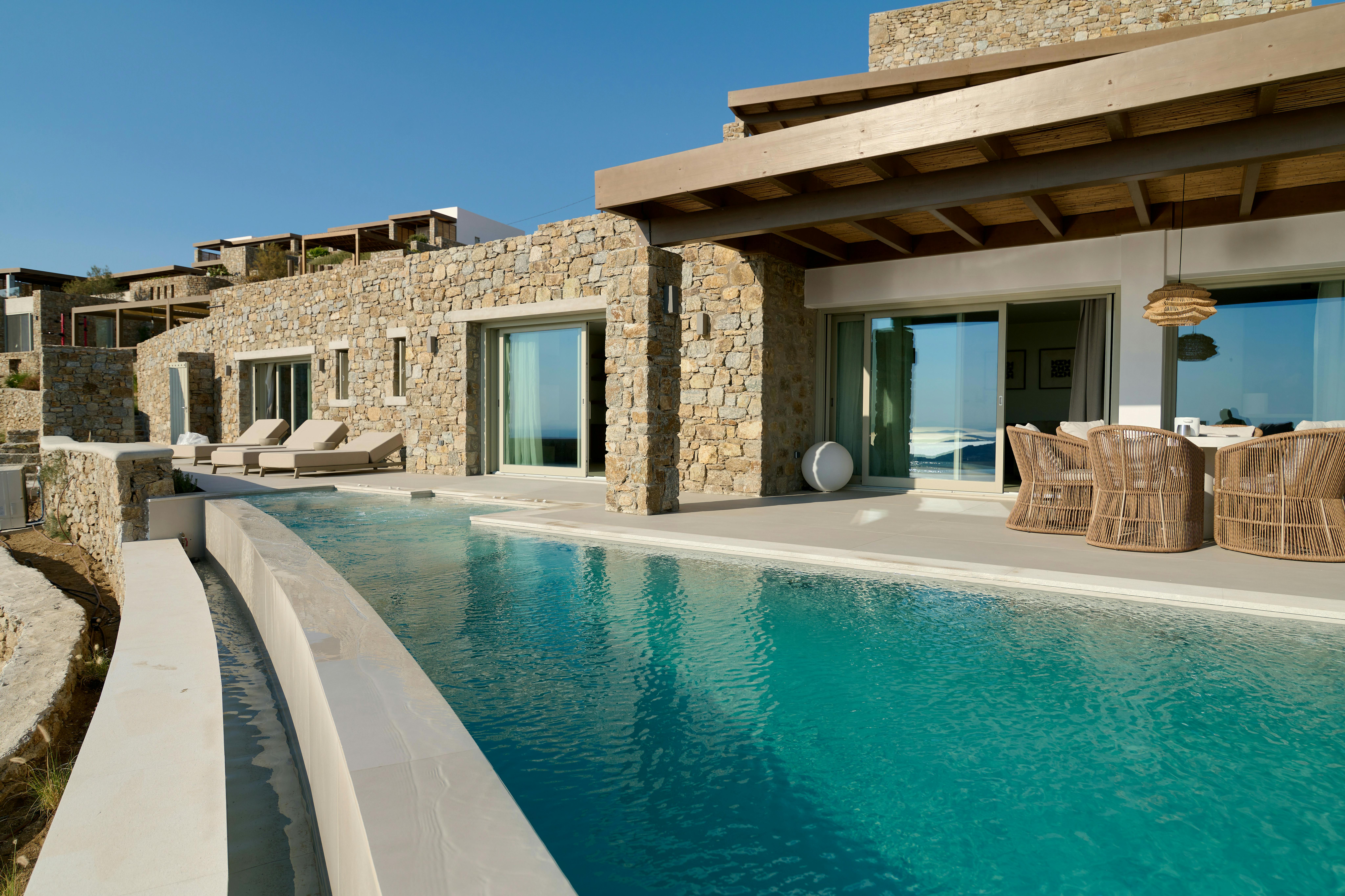 Villa Boreas Ftelia Mykonos: Romantic 2-Bedroom Villa with Infinity Pool, Mykonos
