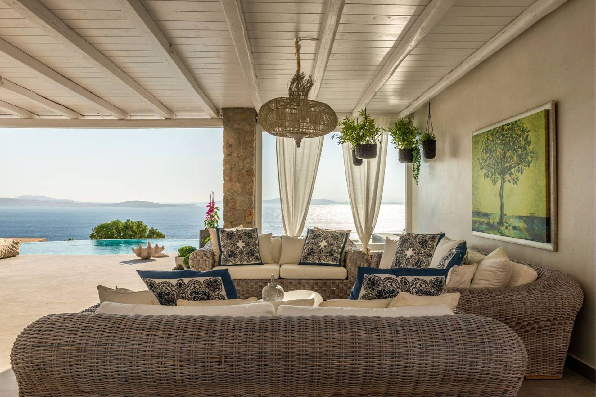 Villa Lefkos Agios Lazaros Mykonos-751868: Elegant 5-Bedroom Apartment with Seaview and Pool, Mykonos