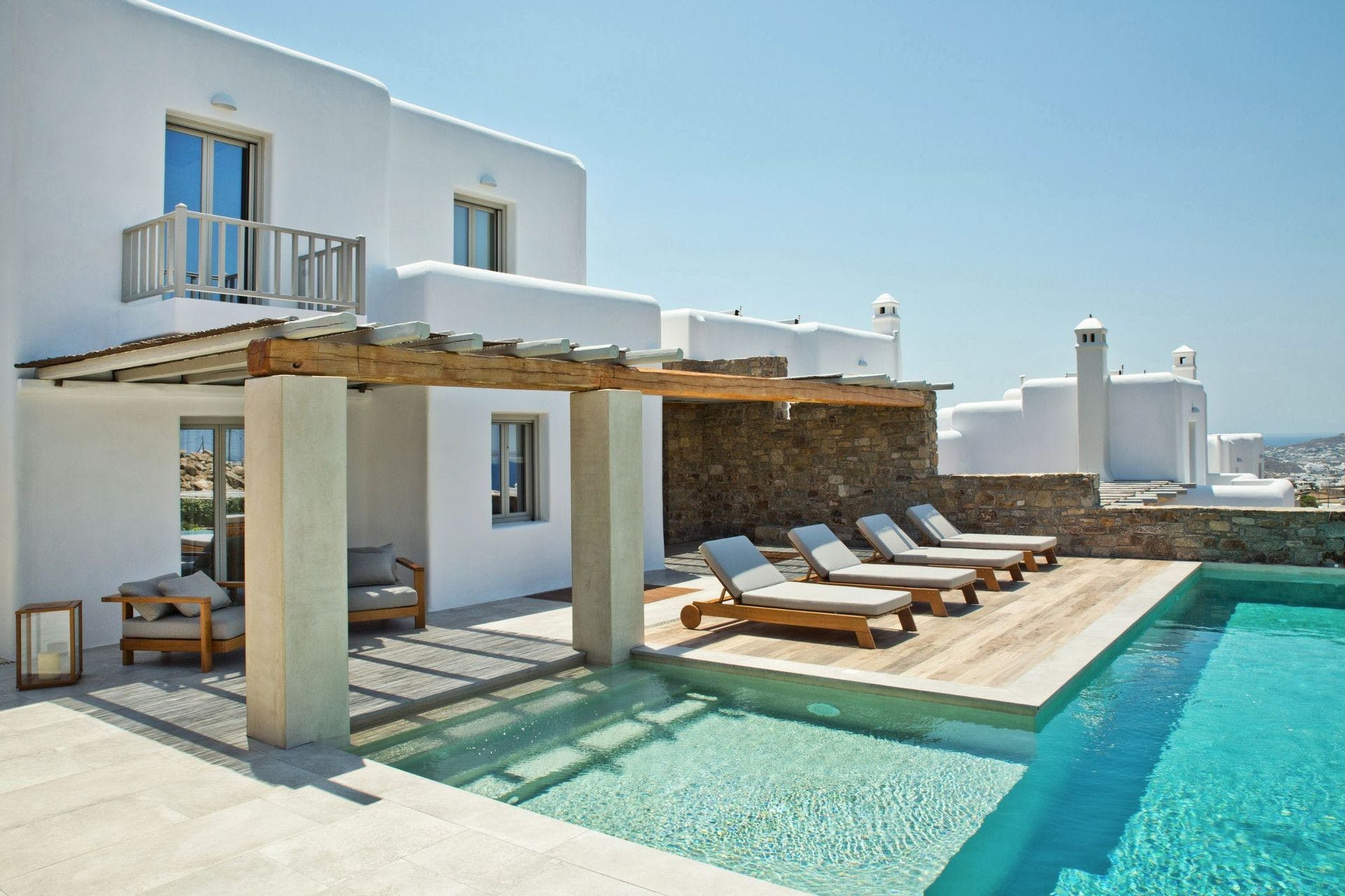 Villa Zephyros Ano Mera Mykonos: Opulent 5-Bedroom Apartment with Infinity Pool, Mykonos