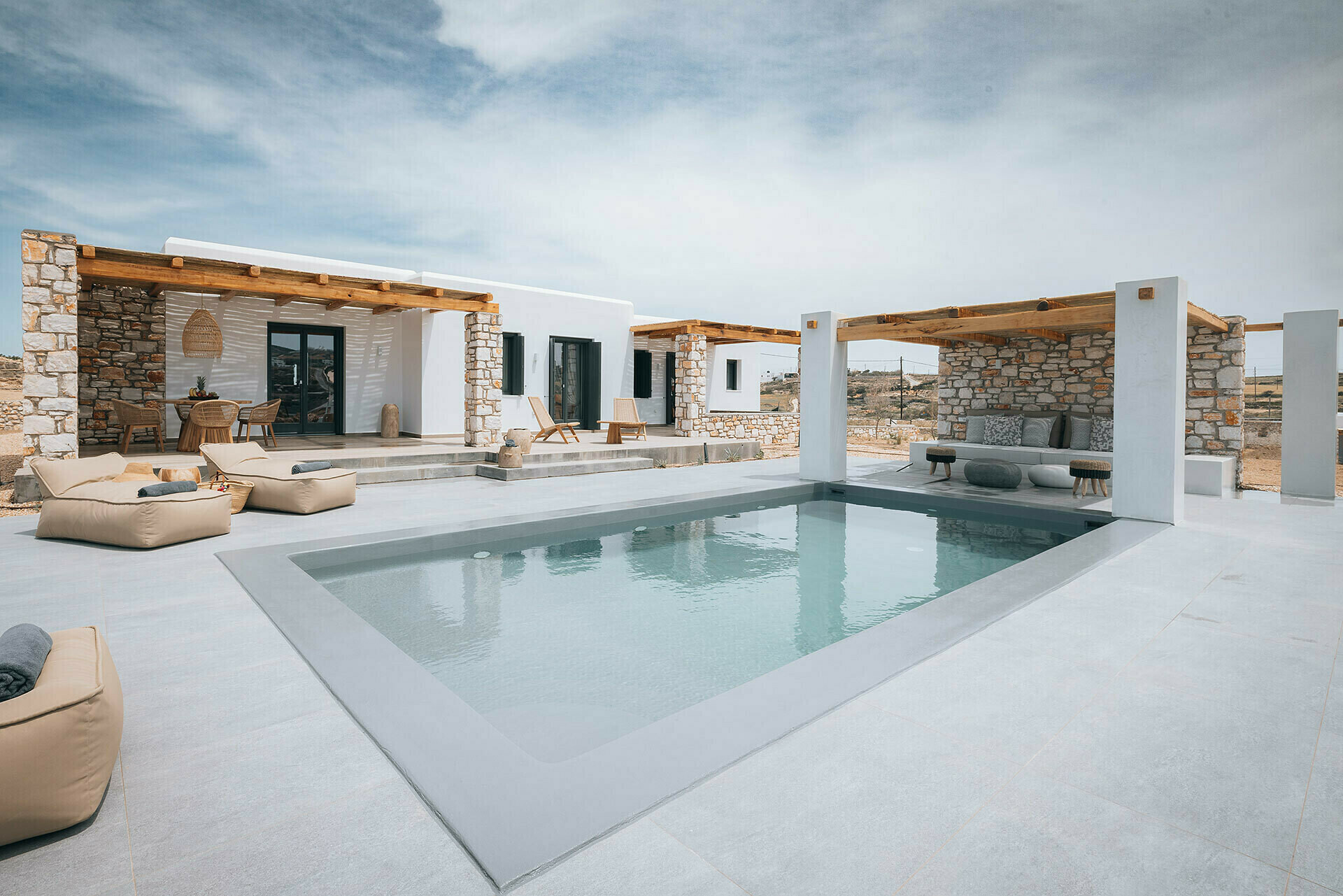 Villa Lefki Marmaro Paros: Charming 2-Bedroom Villa with Private Pool and Sea View, Paros