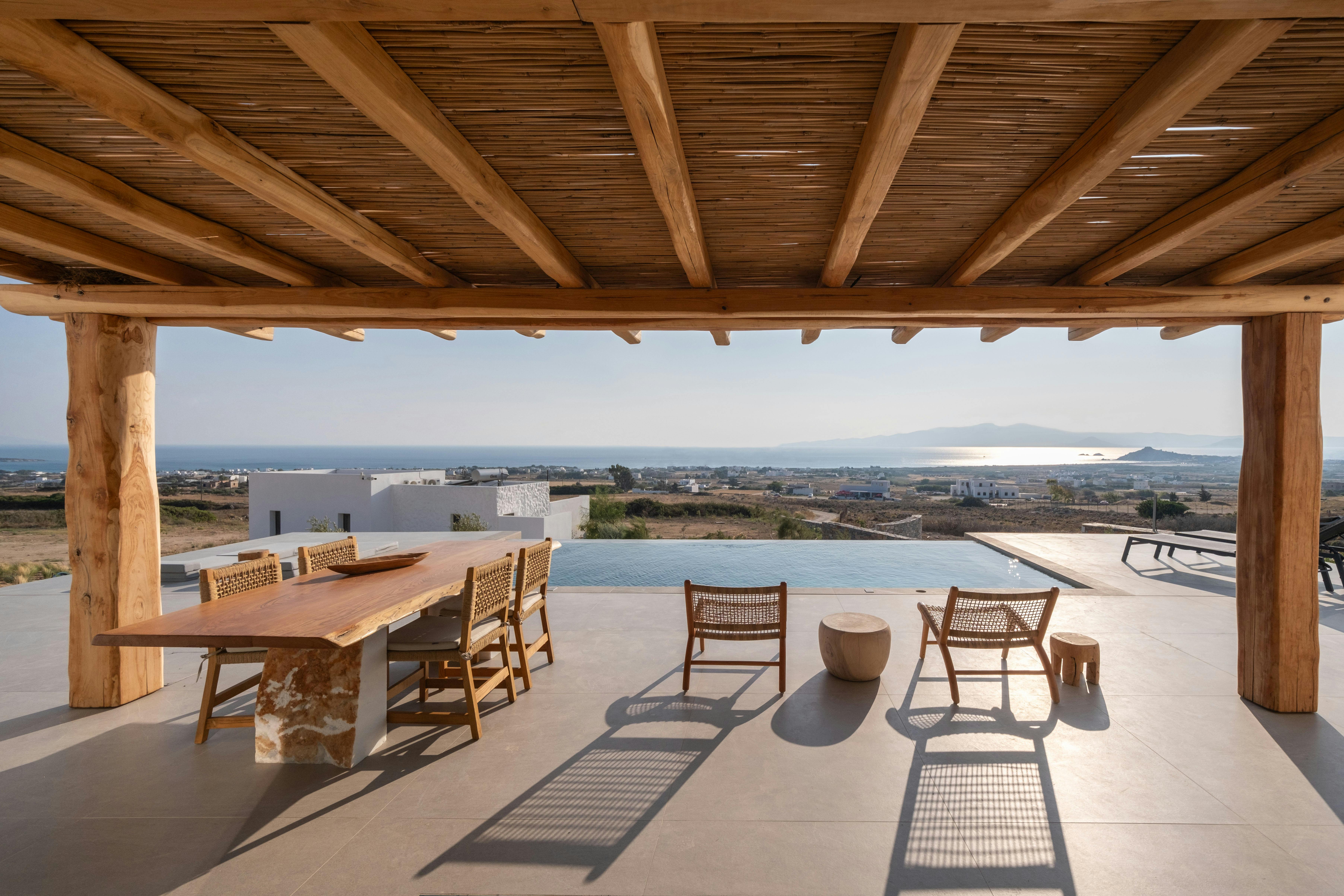 Villa Lefki Kastraki Naxos: Charming 2-Bedroom Villa with Pool and Seaview, Naxos