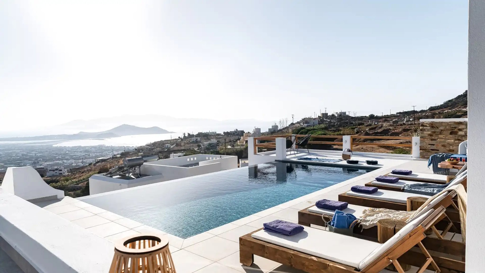 Villa Ostria Agios Prokopios Naxos: Elegant 4-Bedroom Villa with Seaview and Pool, Naxos