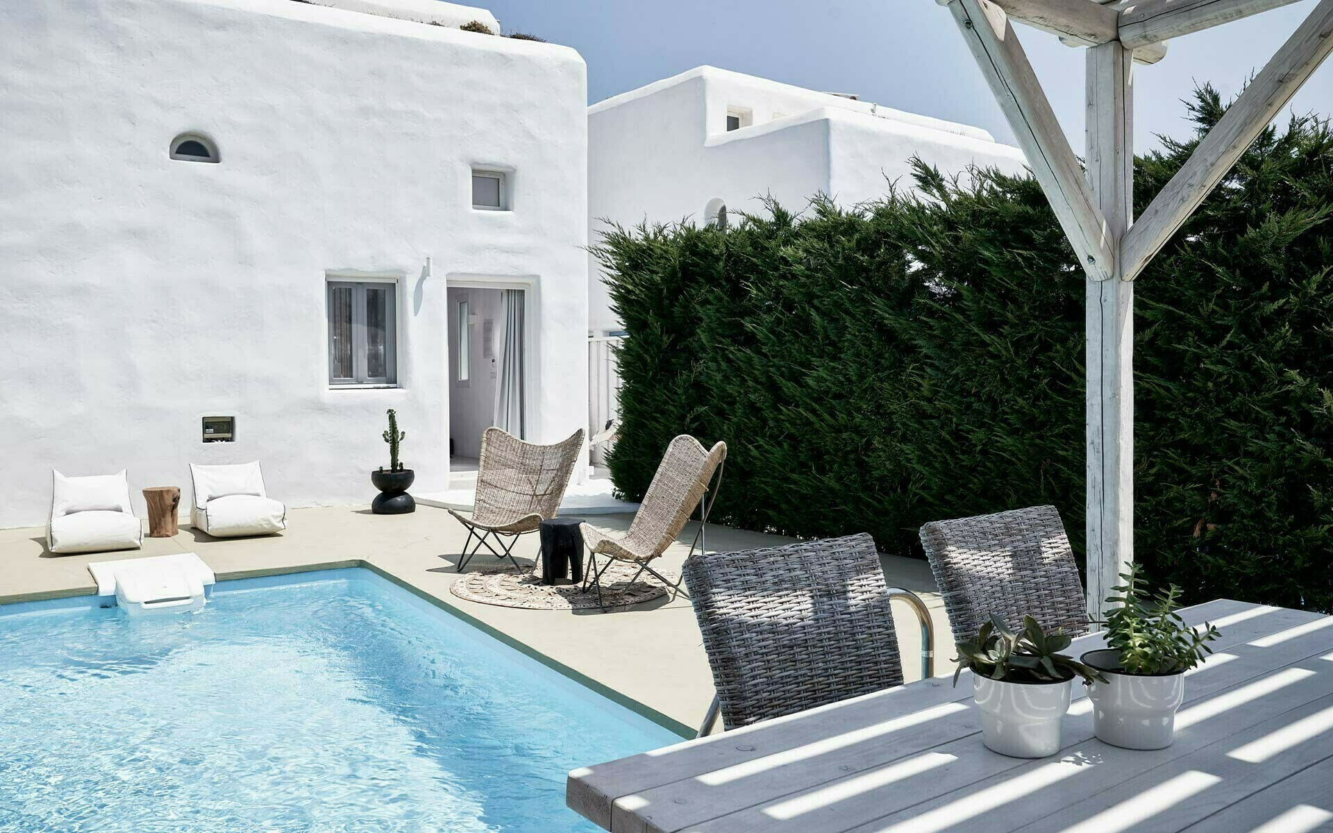 Villa Aparctias Kastraki Naxos: Luxury 2-Bedroom Villa with Private Pool and Sea View, Naxos